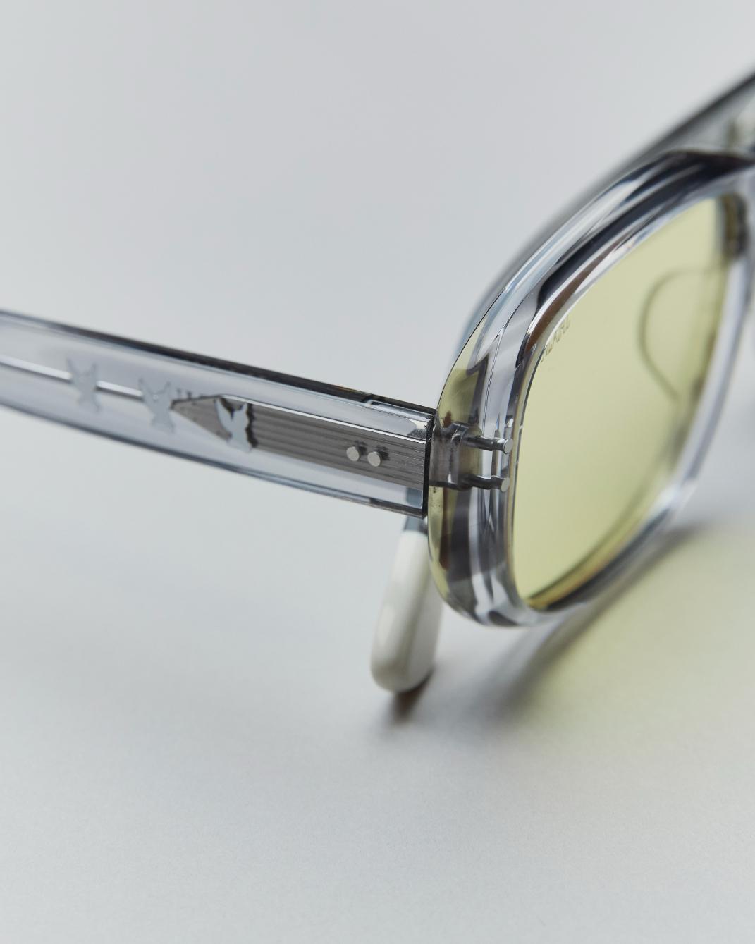 MASU×RLANC/エムエーエスユー/ OVAL SHAPE SUNGLASSES グレー
