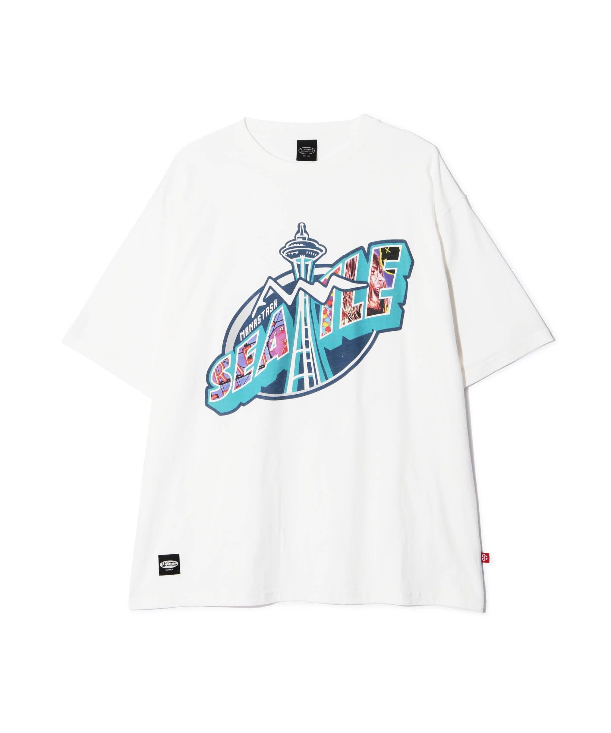 MANASTASH/マナスタッシュ/>E:CTN TEE ESSENTIAL ホワイト
