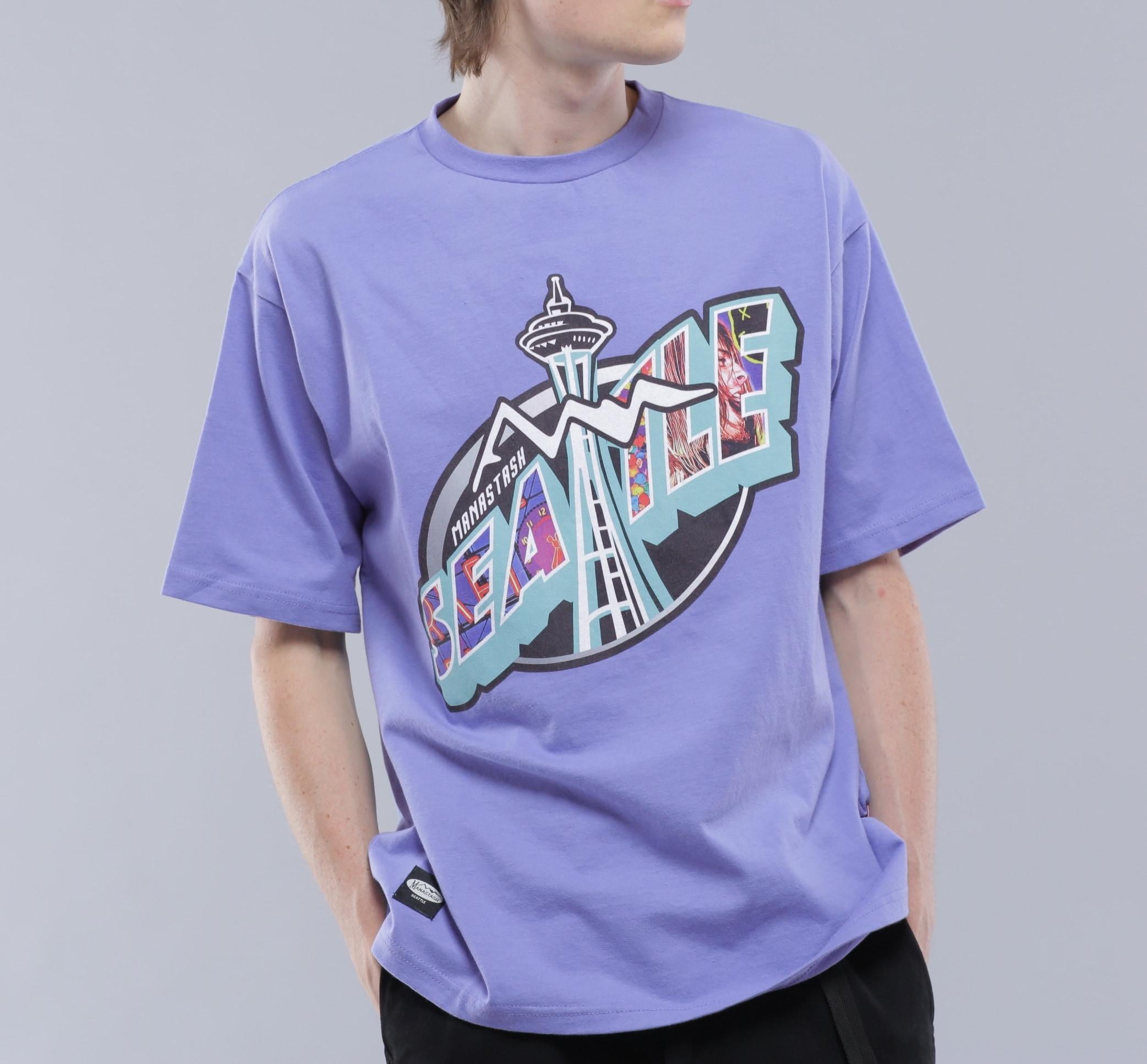 MANASTASH/マナスタッシュ/>E:CTN TEE ESSENTIAL バイオレット9
