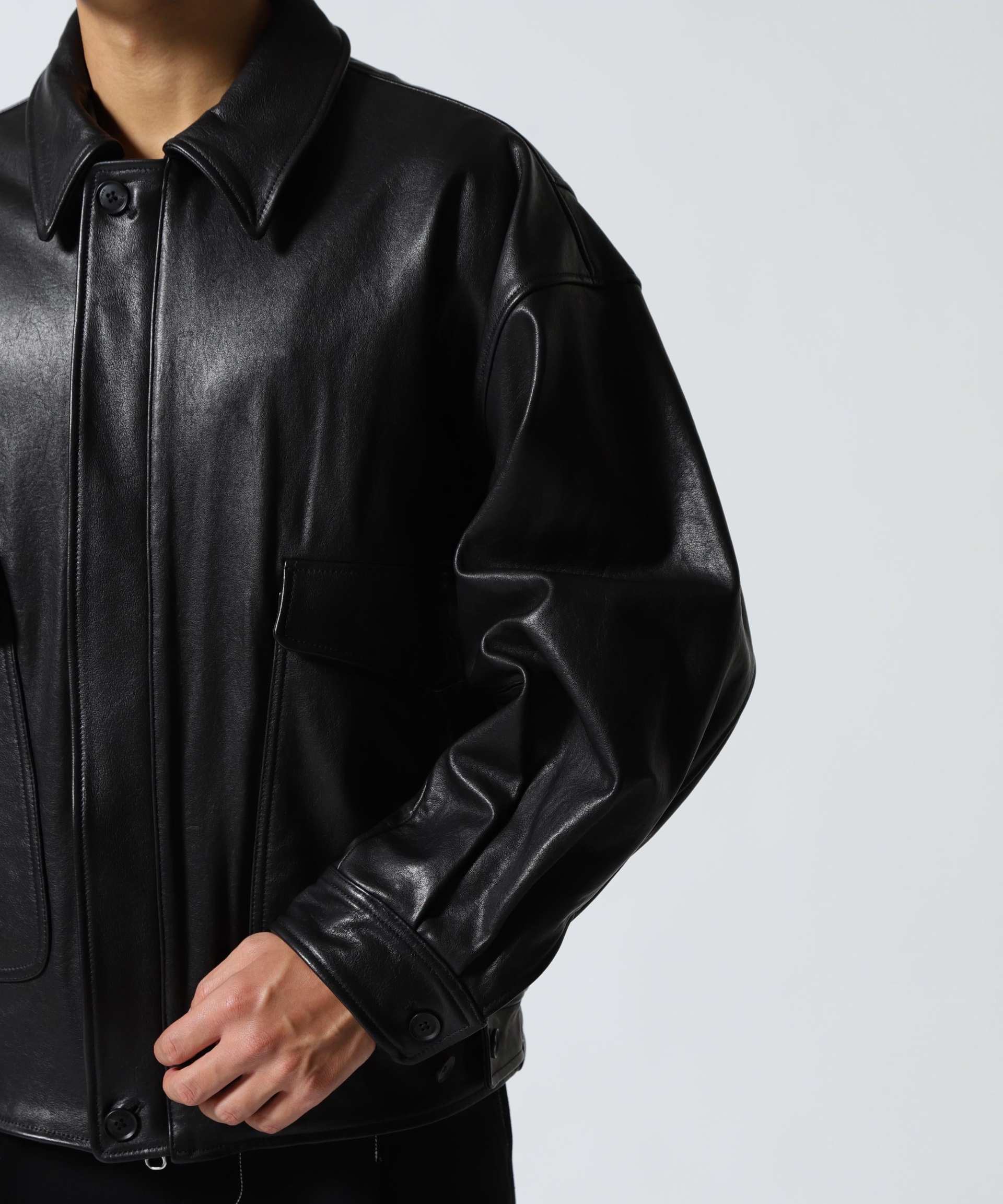 ジャケット・アウター yoke leather flight jacket YOKE 25AW 