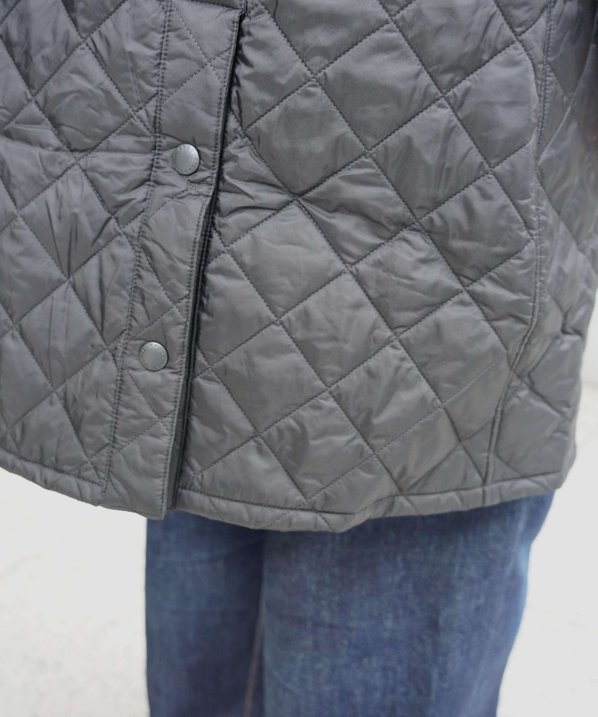 Barbour/バブアー  EXMOOR QUILTING MID-LENGTH COAT エクスモアキルティングミドルレングスコート ブラック