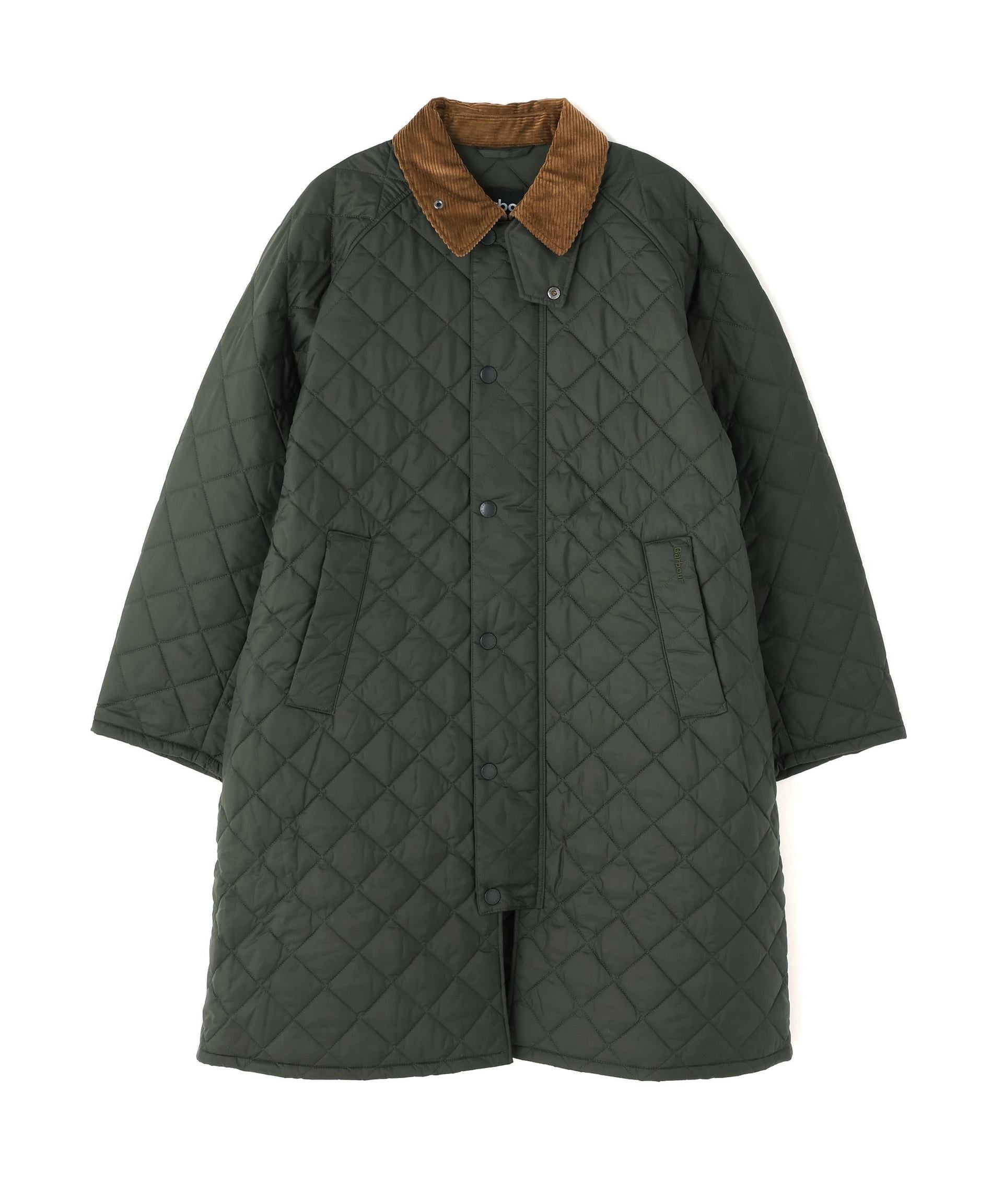 Barbour/バブアー  EXMOOR QUILTING MID-LENGTH COAT エクスモアキルティングミドルレングスコート セージ1