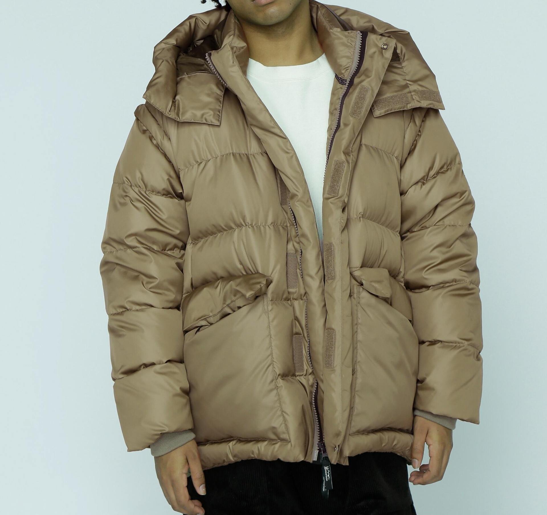 MANASTASH/マナスタッシュ/4WAY DOWN JACKET/4wayダウンジャケット ベージュ