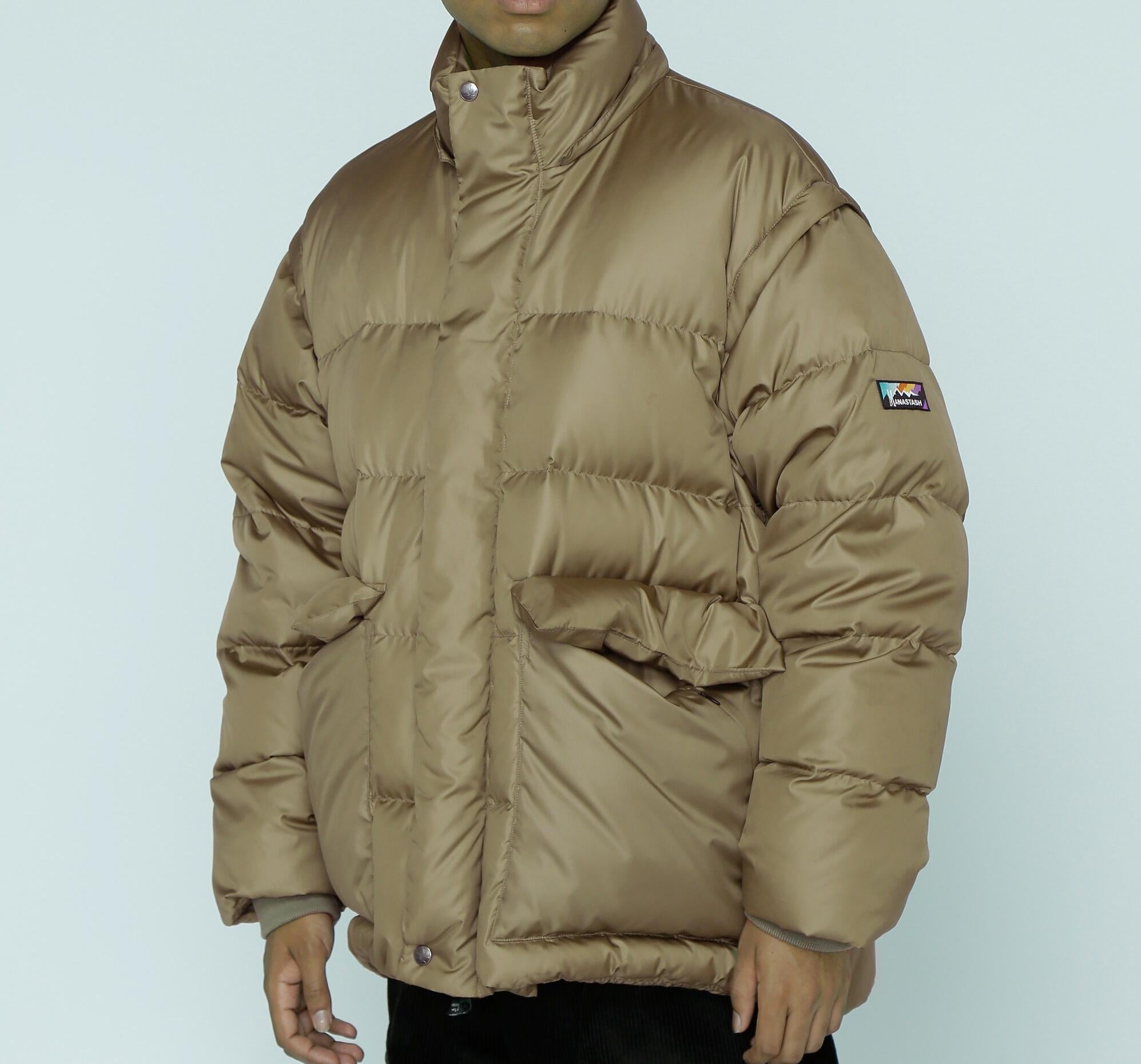 MANASTASH/マナスタッシュ/4WAY DOWN JACKET/4wayダウンジャケット ベージュ