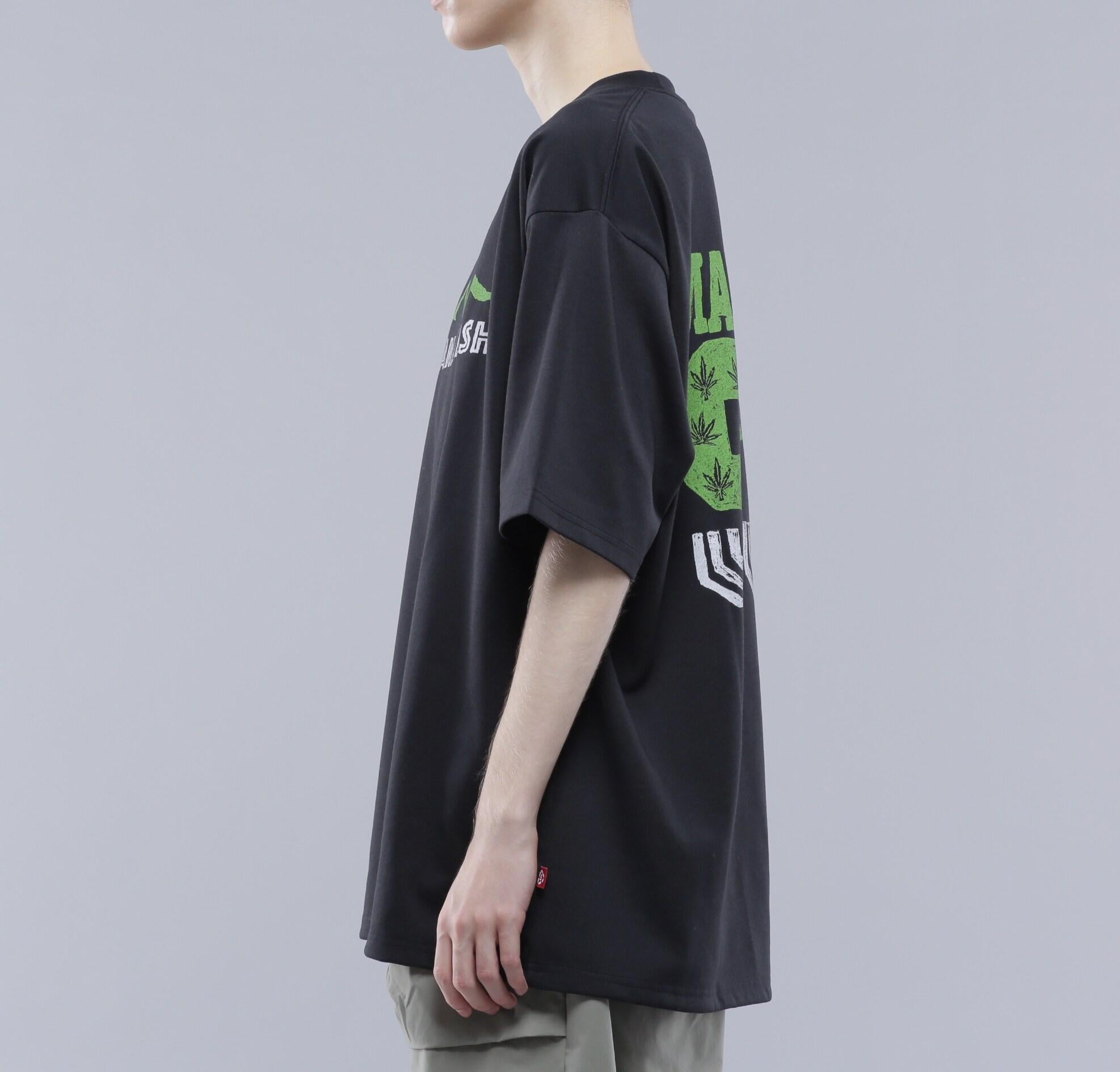 MANASTASH/マナスタッシュ/>E:POLY TEE 93/リポリTシャツ93 ブラック
