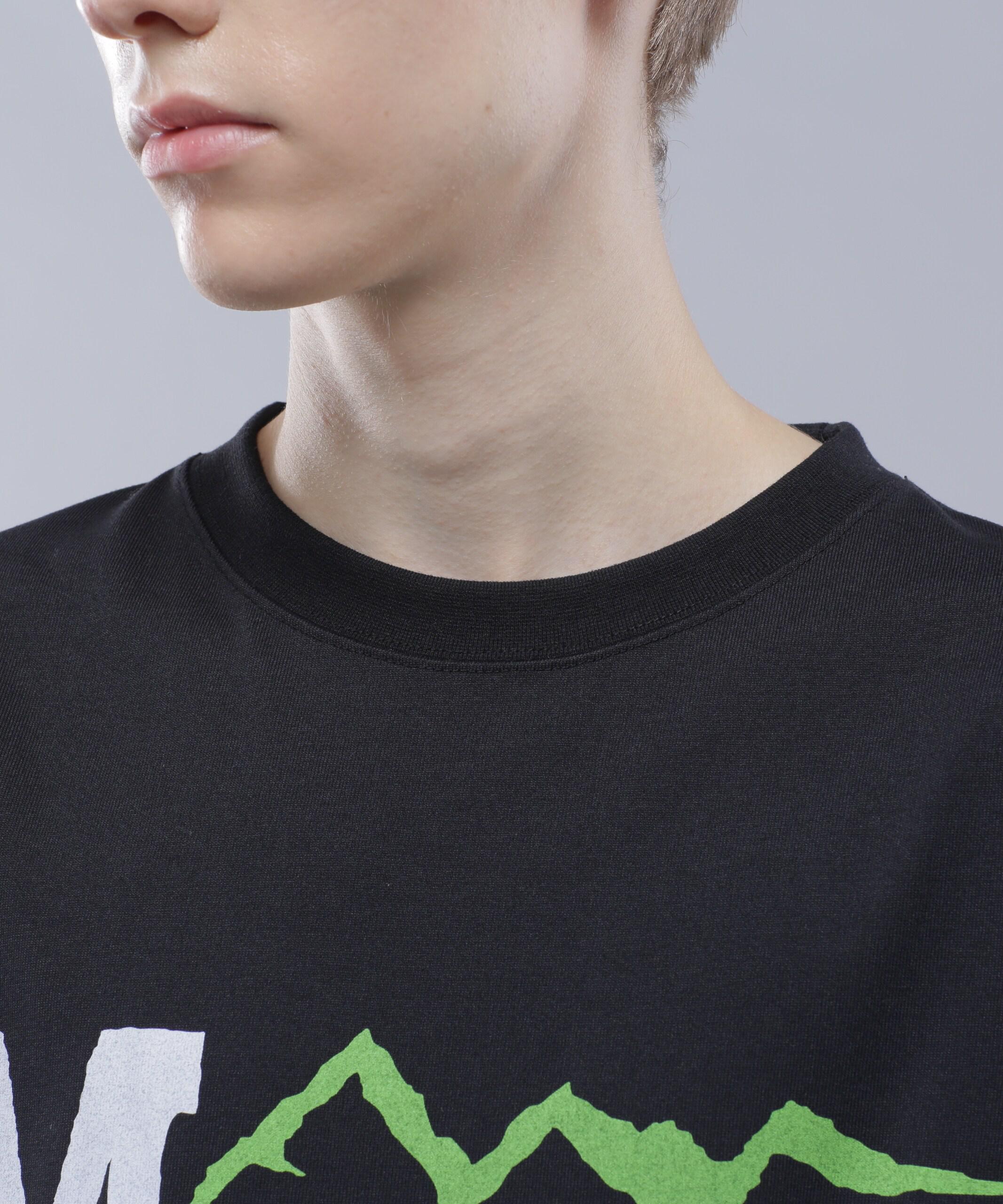 MANASTASH/マナスタッシュ/>E:POLY TEE 93/リポリTシャツ93 ブラック