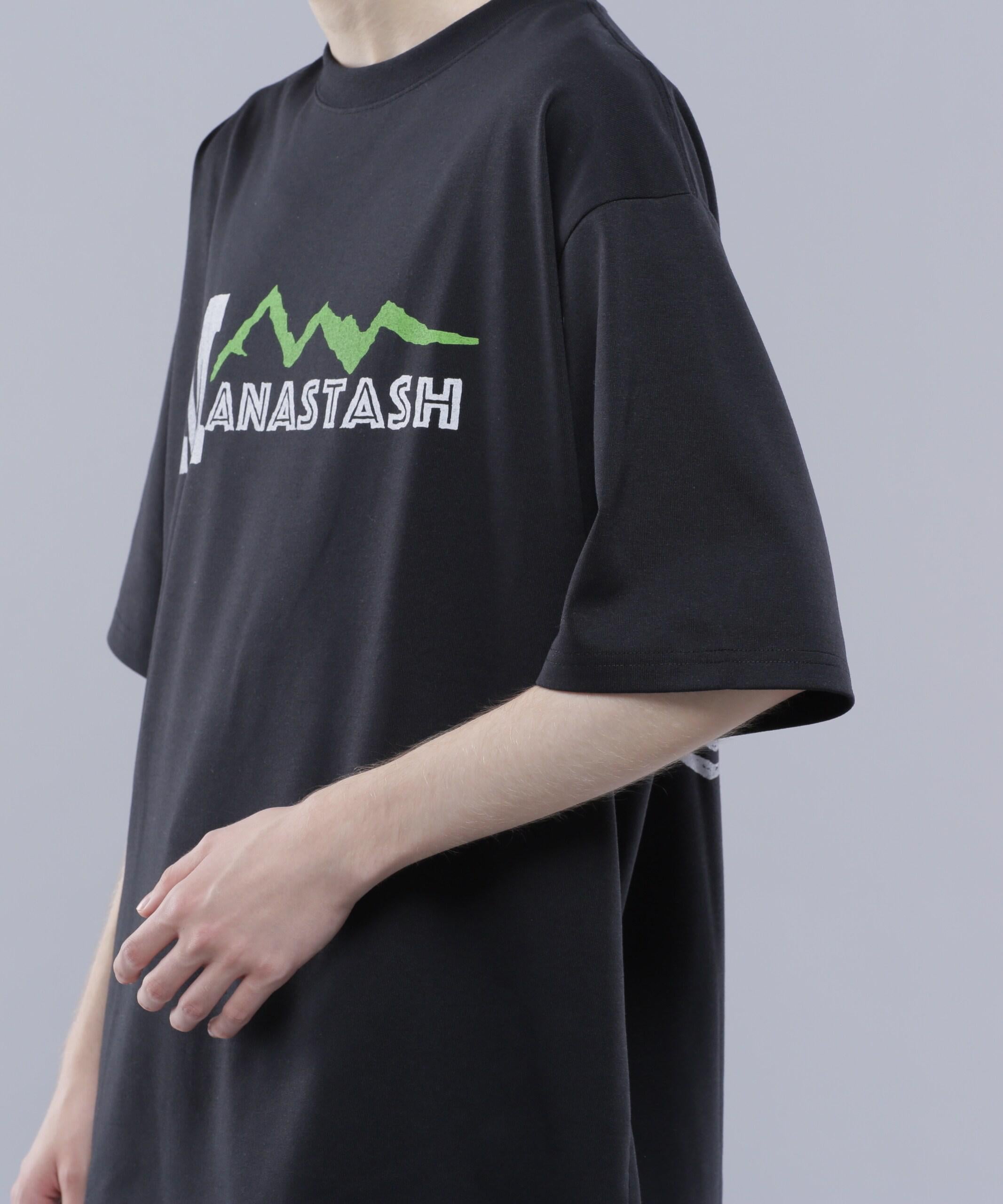 MANASTASH/マナスタッシュ/>E:POLY TEE 93/リポリTシャツ93 ブラック