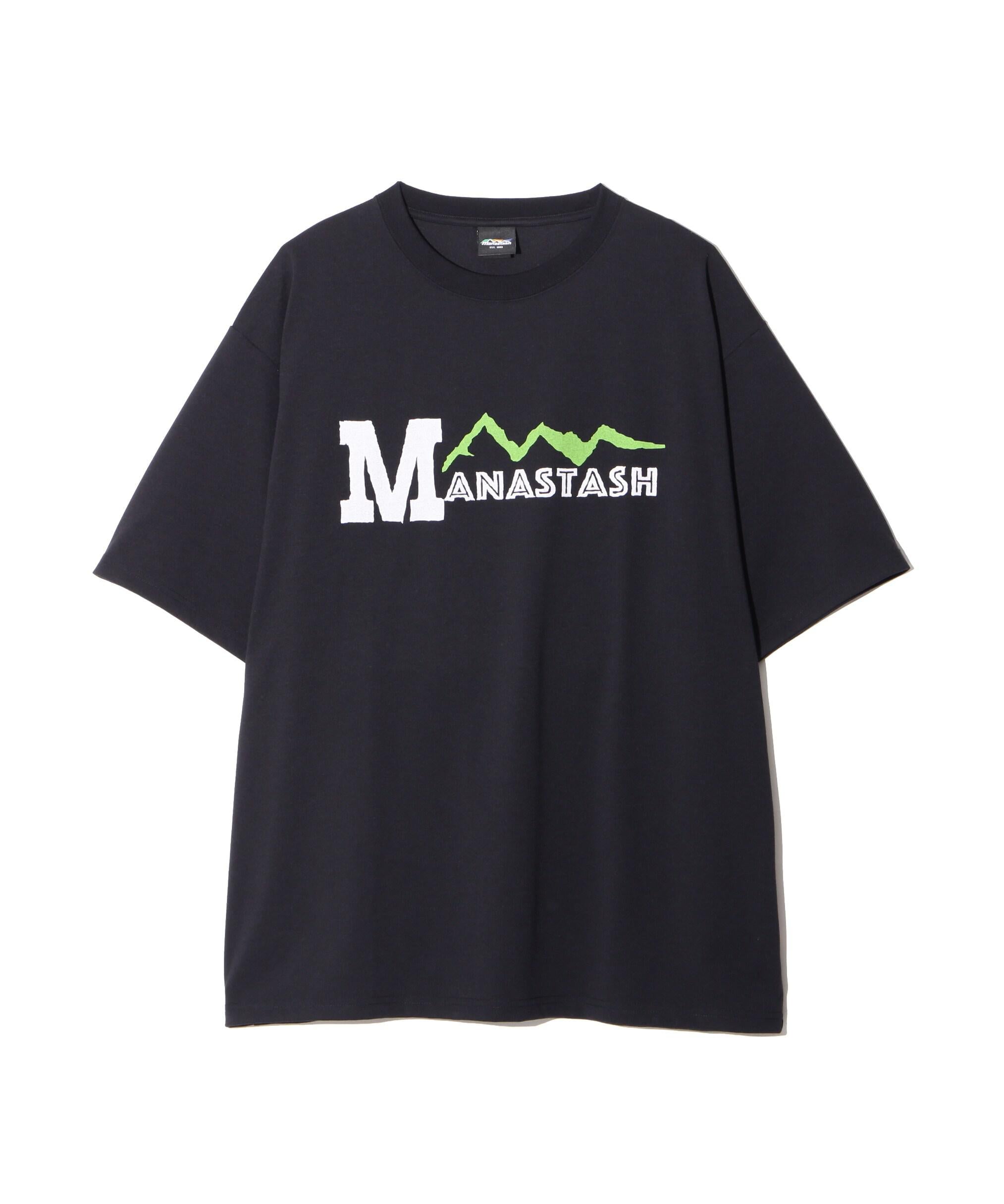 MANASTASH/マナスタッシュ/>E:POLY TEE 93/リポリTシャツ93 ブラック