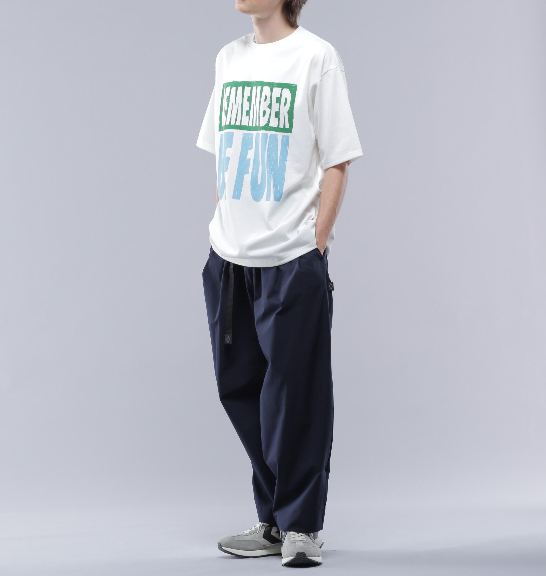 MANASTASH/マナスタッシュ/>E:POLY TEE >RF/リポリTシャツ ホワイト