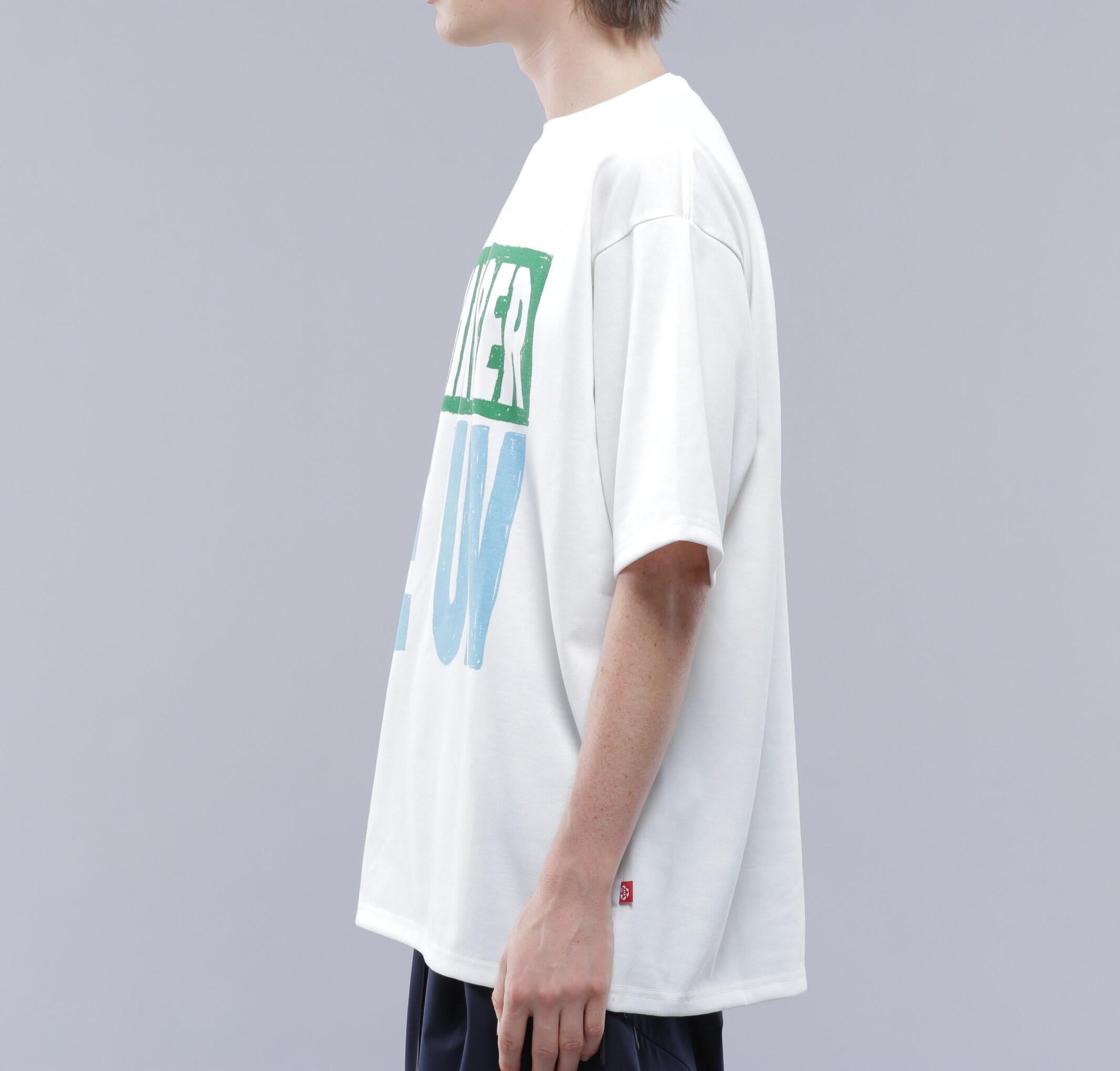 MANASTASH/マナスタッシュ/>E:POLY TEE >RF/リポリTシャツ ホワイト