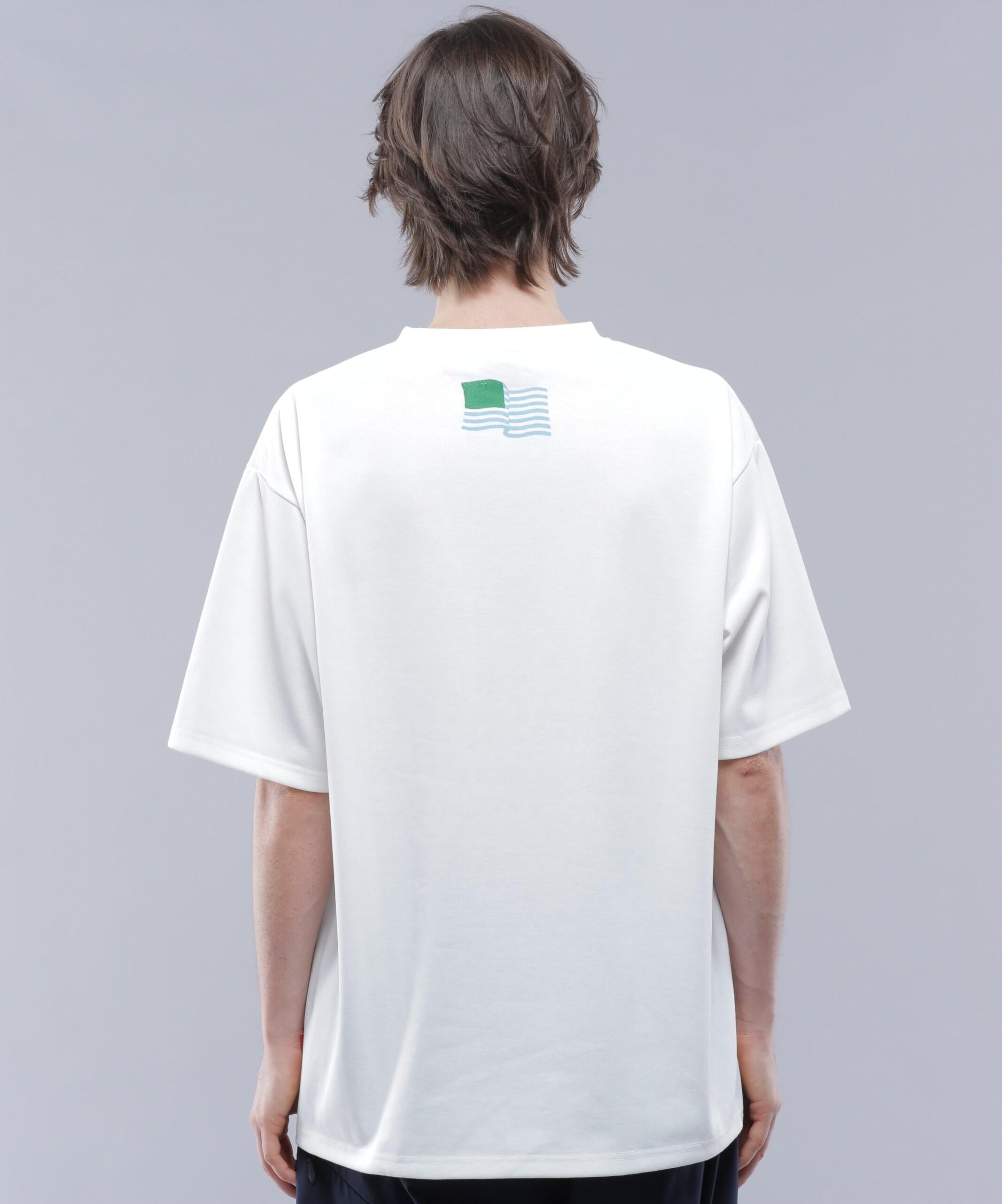 MANASTASH/マナスタッシュ/>E:POLY TEE >RF/リポリTシャツ ホワイト