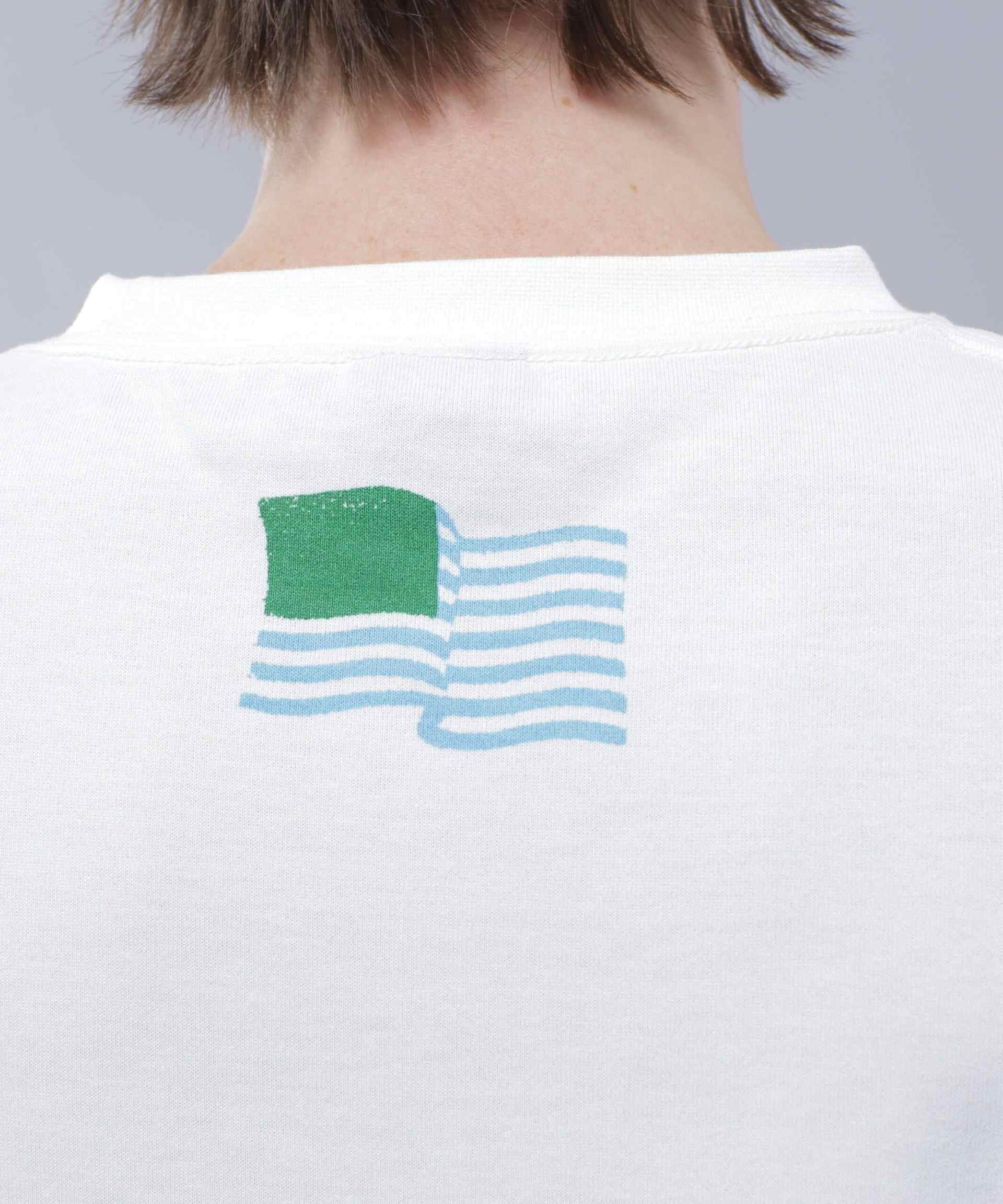 MANASTASH/マナスタッシュ/>E:POLY TEE >RF/リポリTシャツ ホワイト