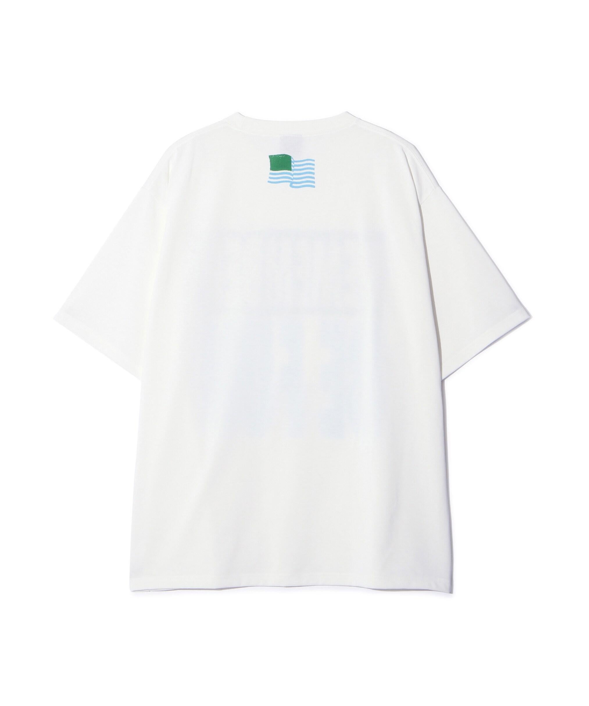 MANASTASH/マナスタッシュ/>E:POLY TEE >RF/リポリTシャツ ホワイト