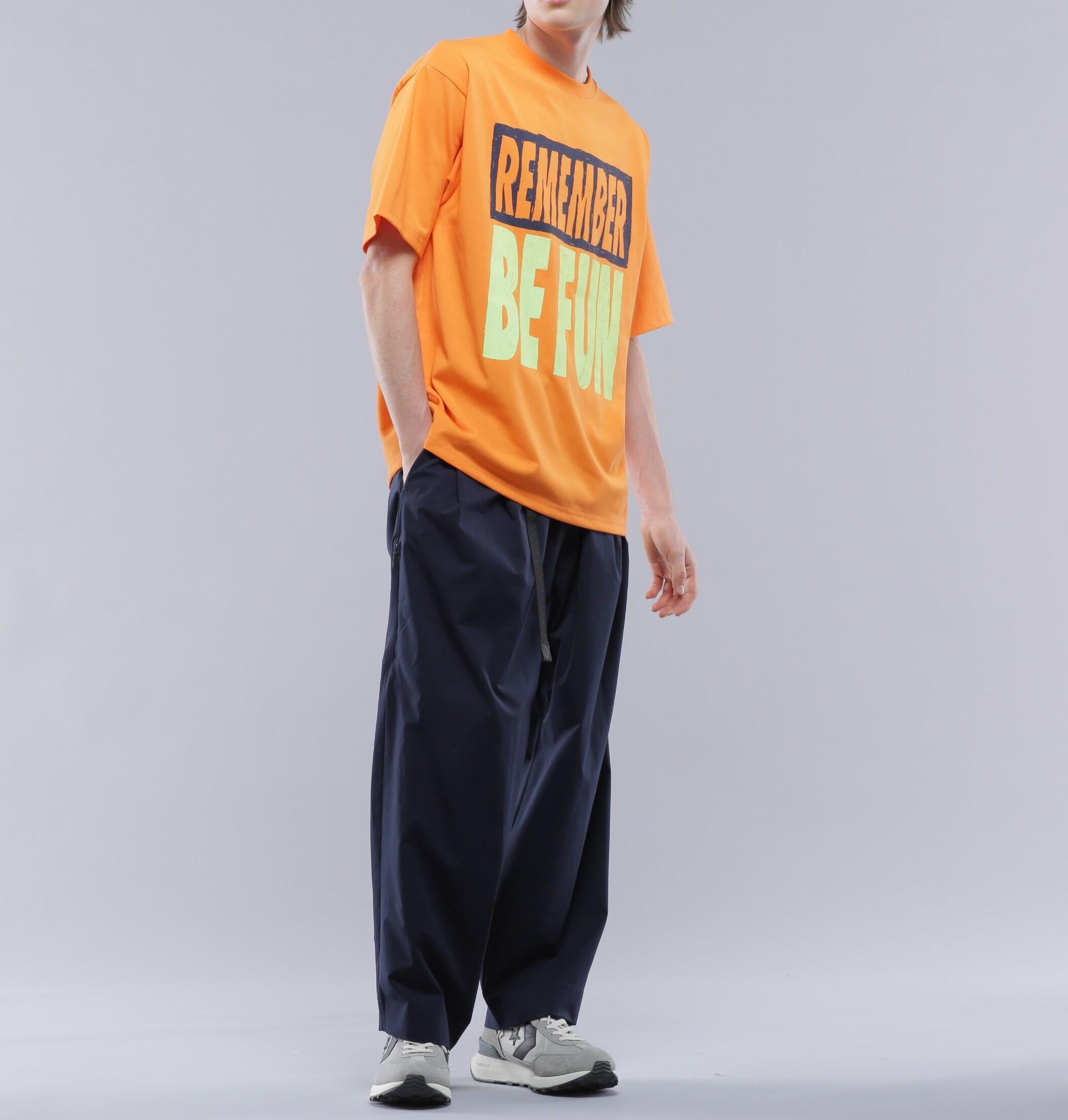 MANASTASH/マナスタッシュ/>E:POLY TEE >RF/リポリTシャツ オレンジ