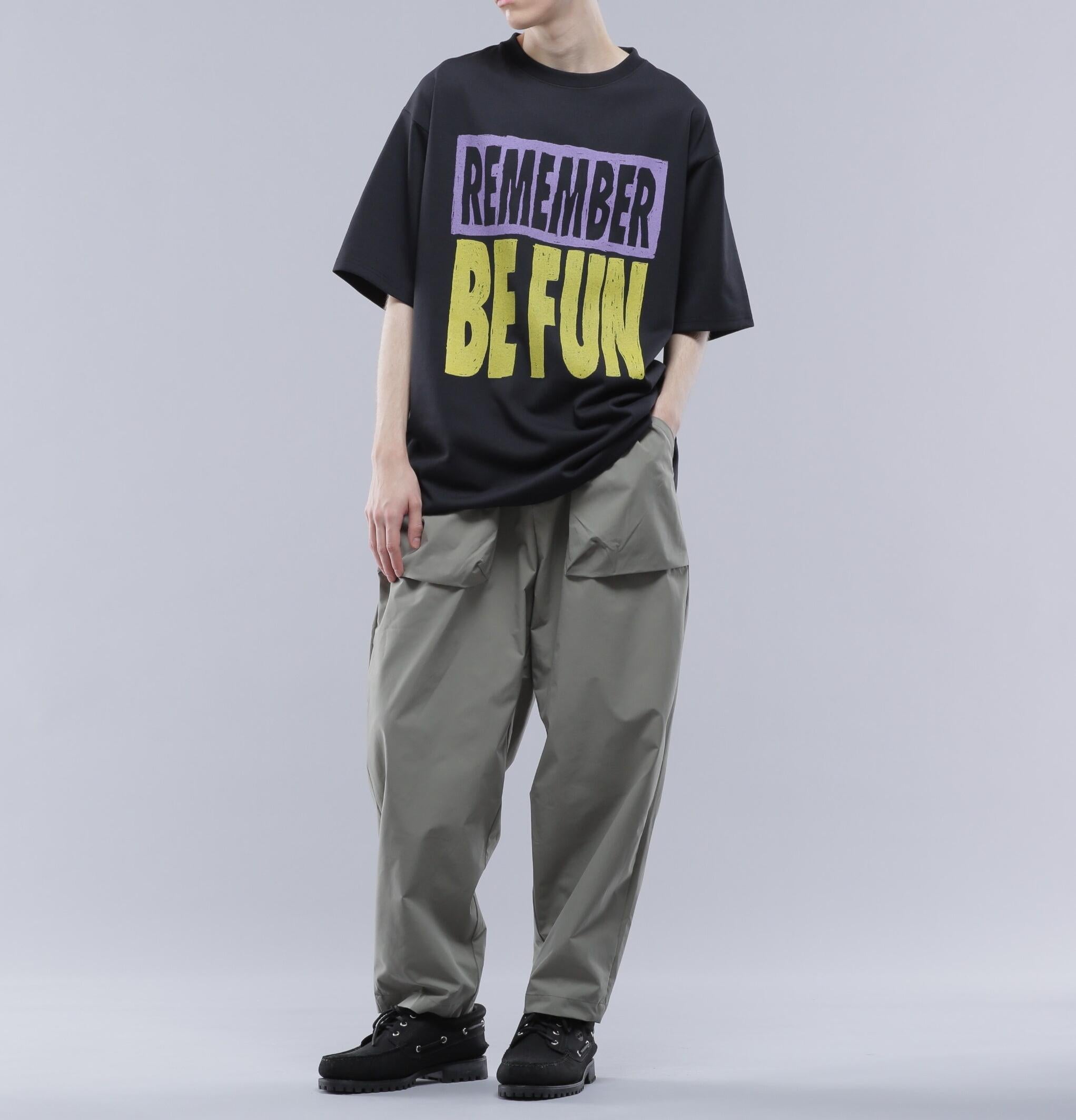 MANASTASH/マナスタッシュ/>E:POLY TEE >RF/リポリTシャツ ブラック