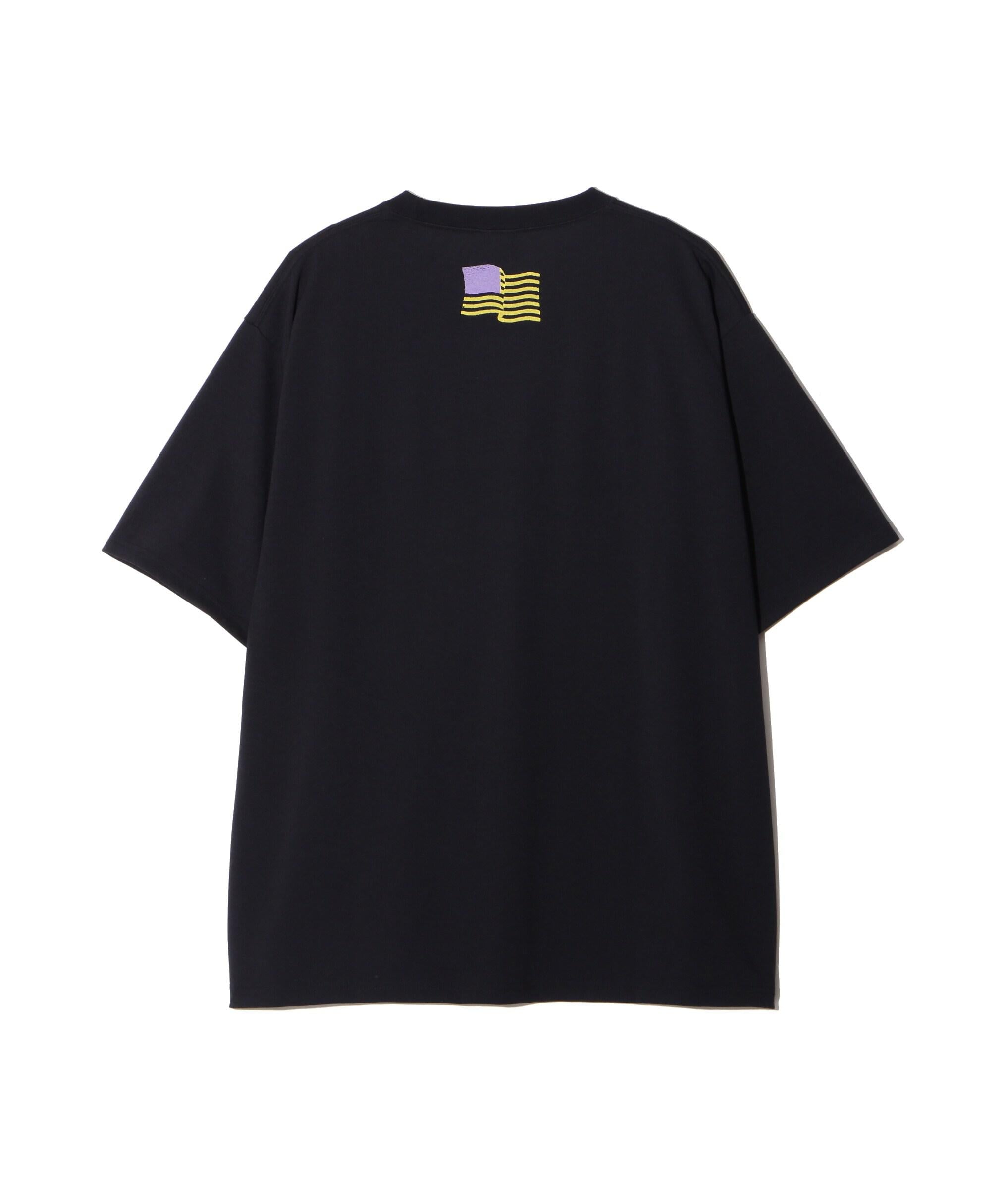 MANASTASH/マナスタッシュ/>E:POLY TEE >RF/リポリTシャツ ブラック