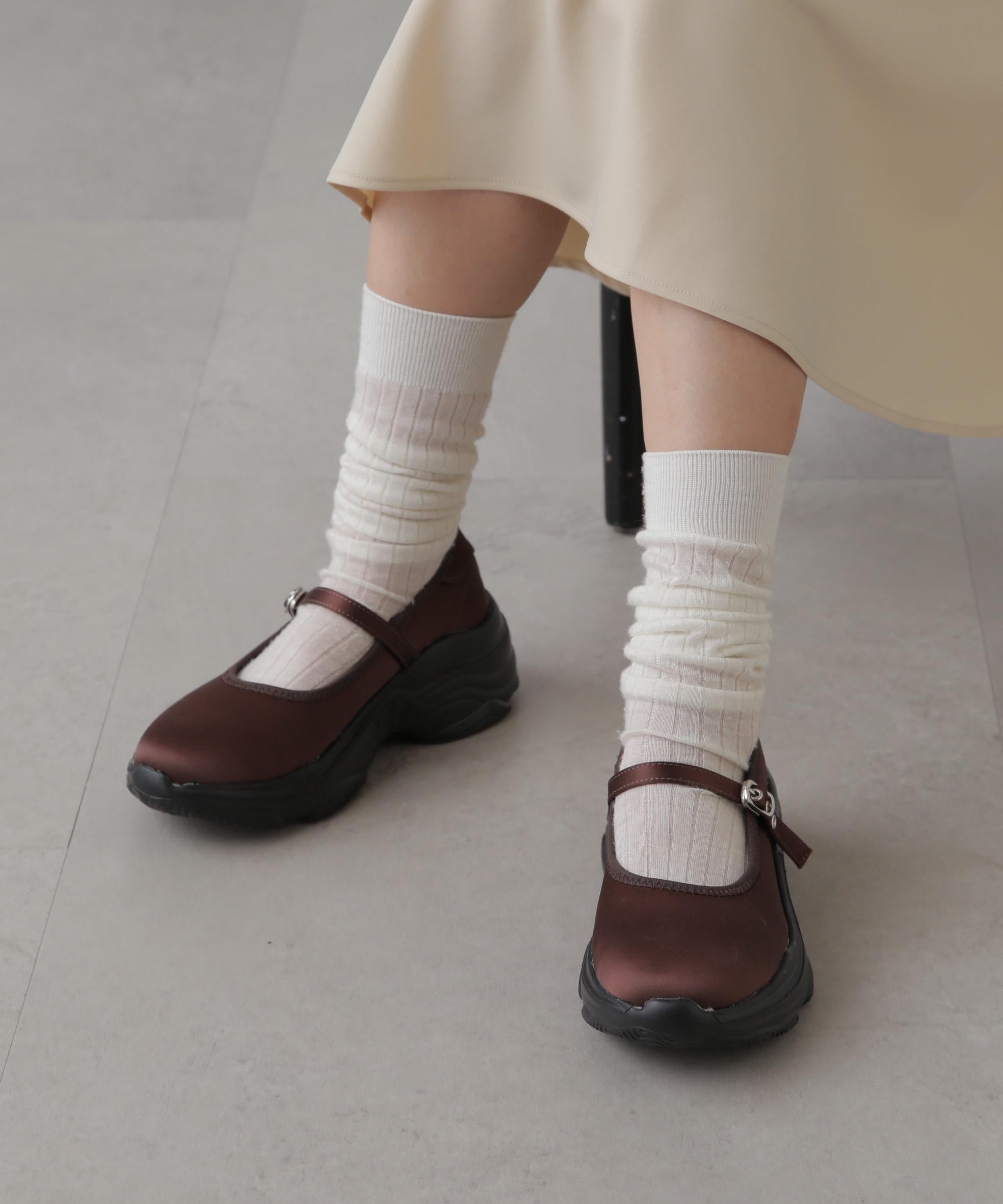 バレエスニーカー ブラウン