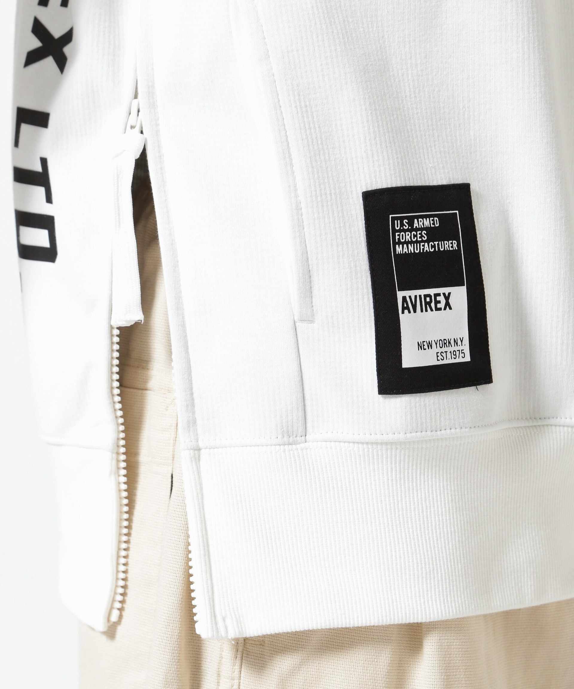 《WER&DEPOT限定》RONDING　C>EW　SWEAT/ボンディングクルースウェット ホワイト