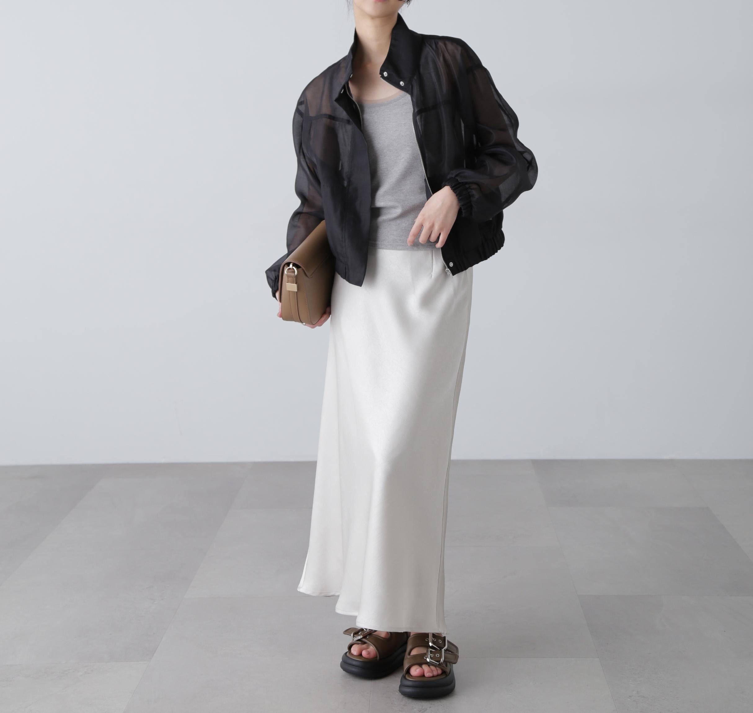 スタンドシアーブルゾン ブラック