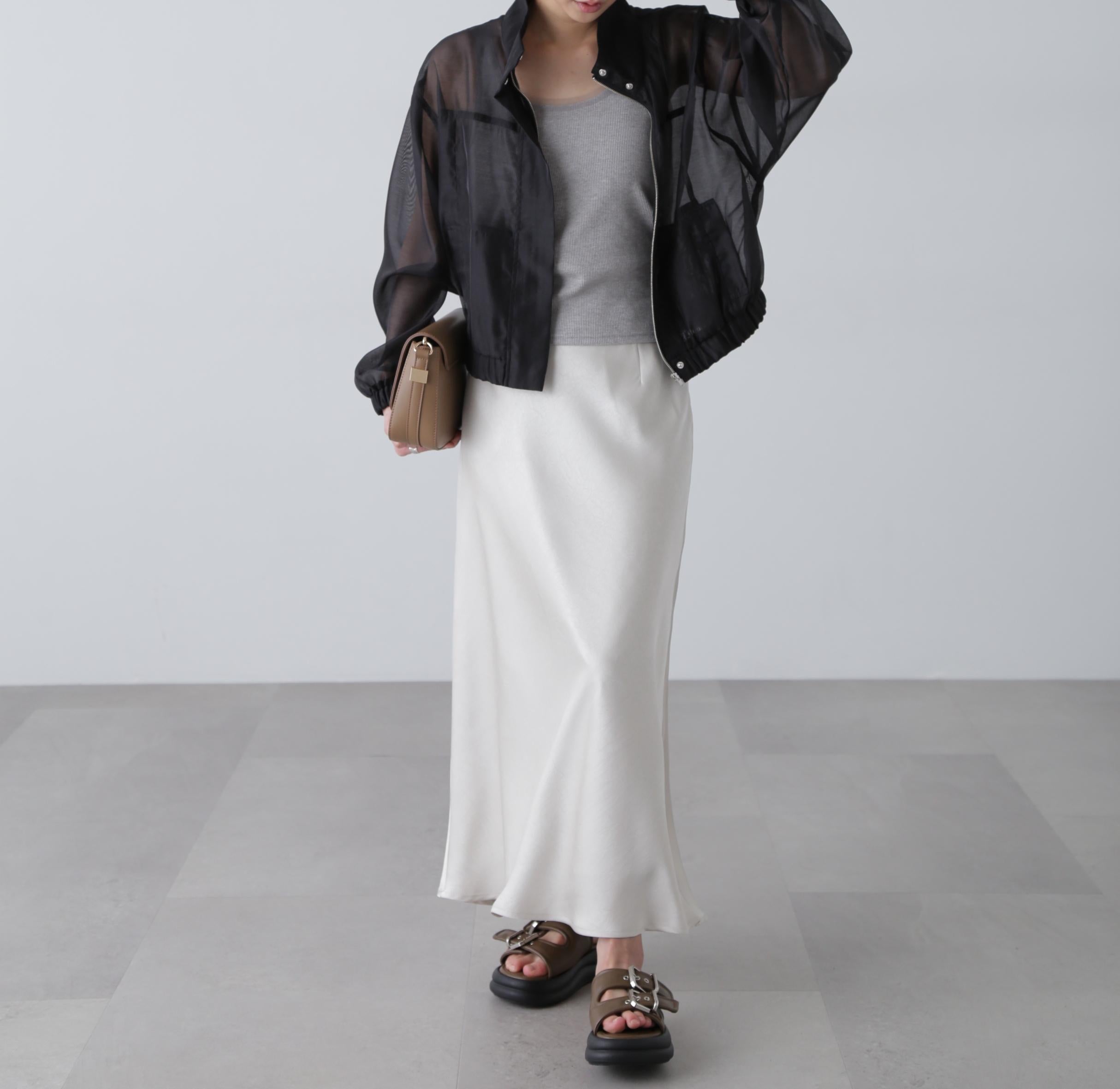 スタンドシアーブルゾン ブラック