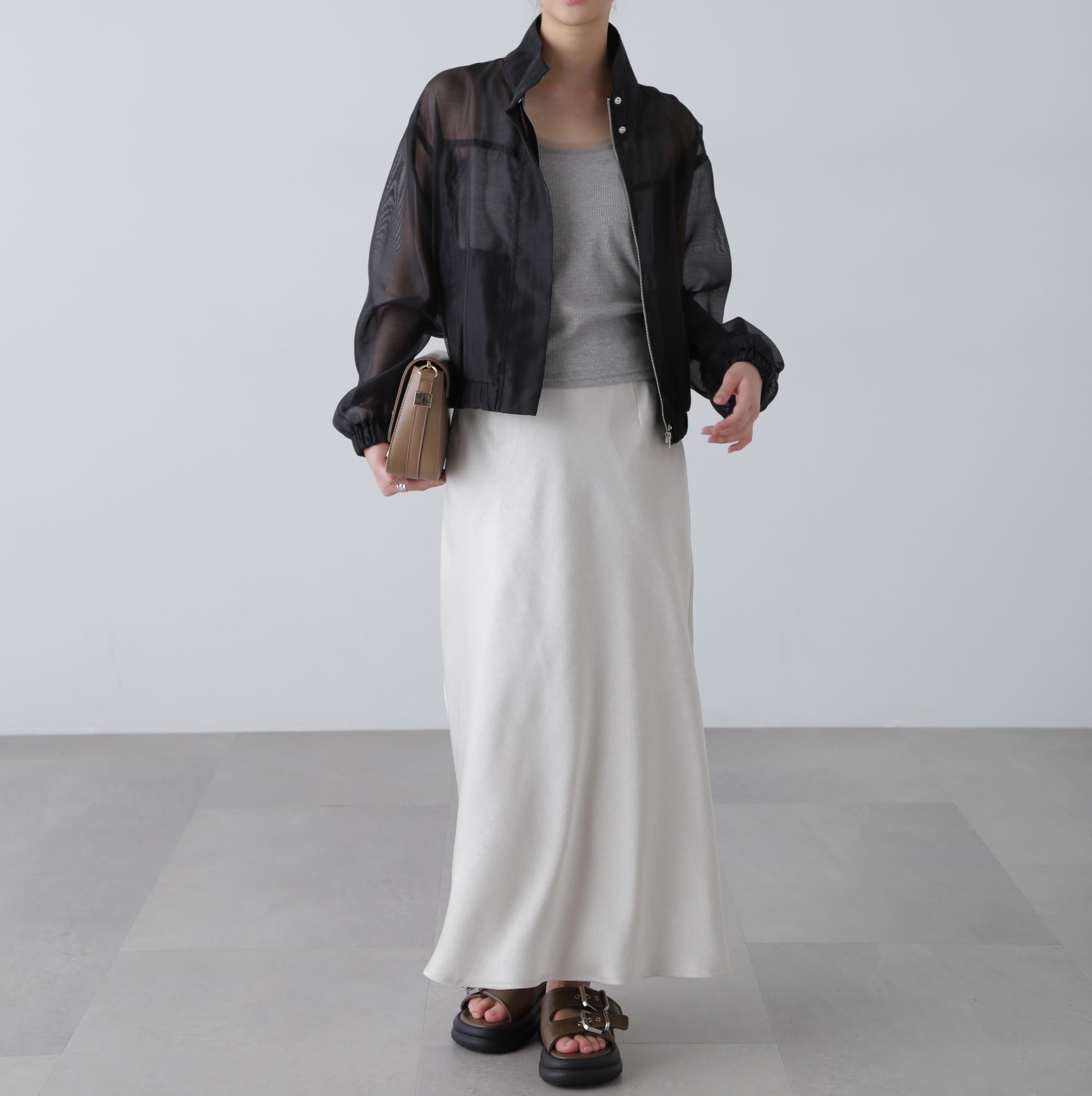 スタンドシアーブルゾン ブラック