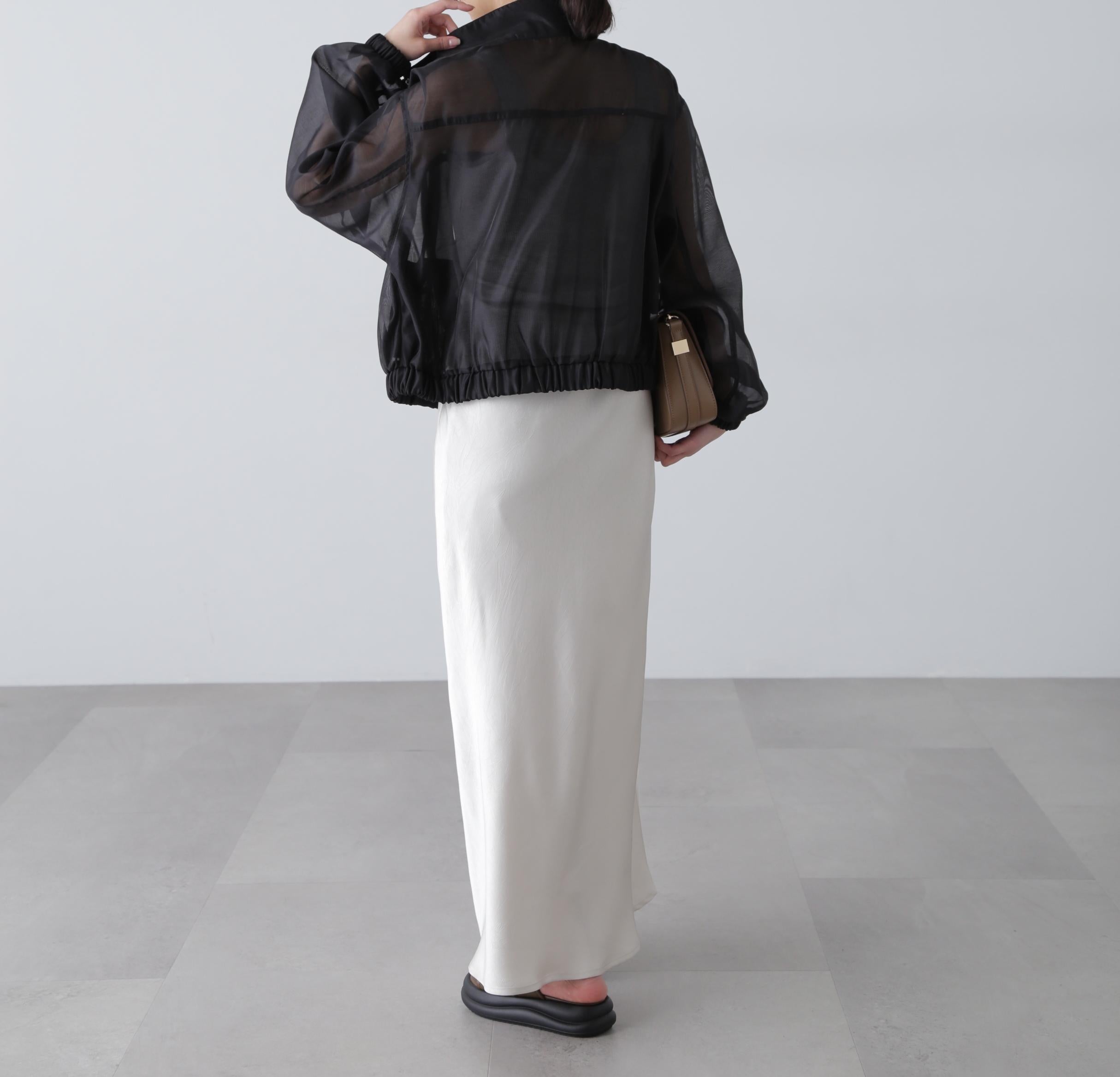 スタンドシアーブルゾン ブラック