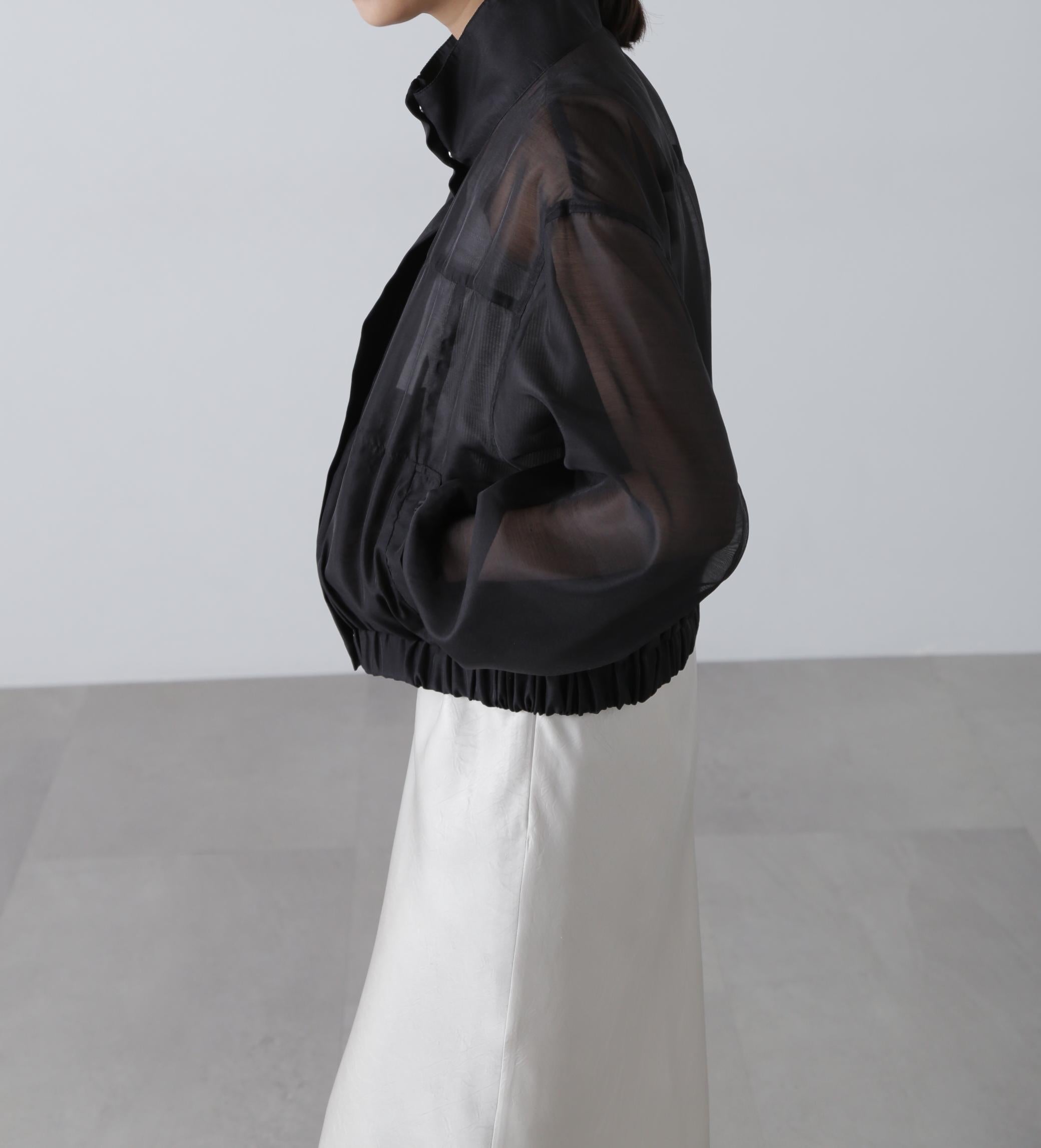 スタンドシアーブルゾン ブラック