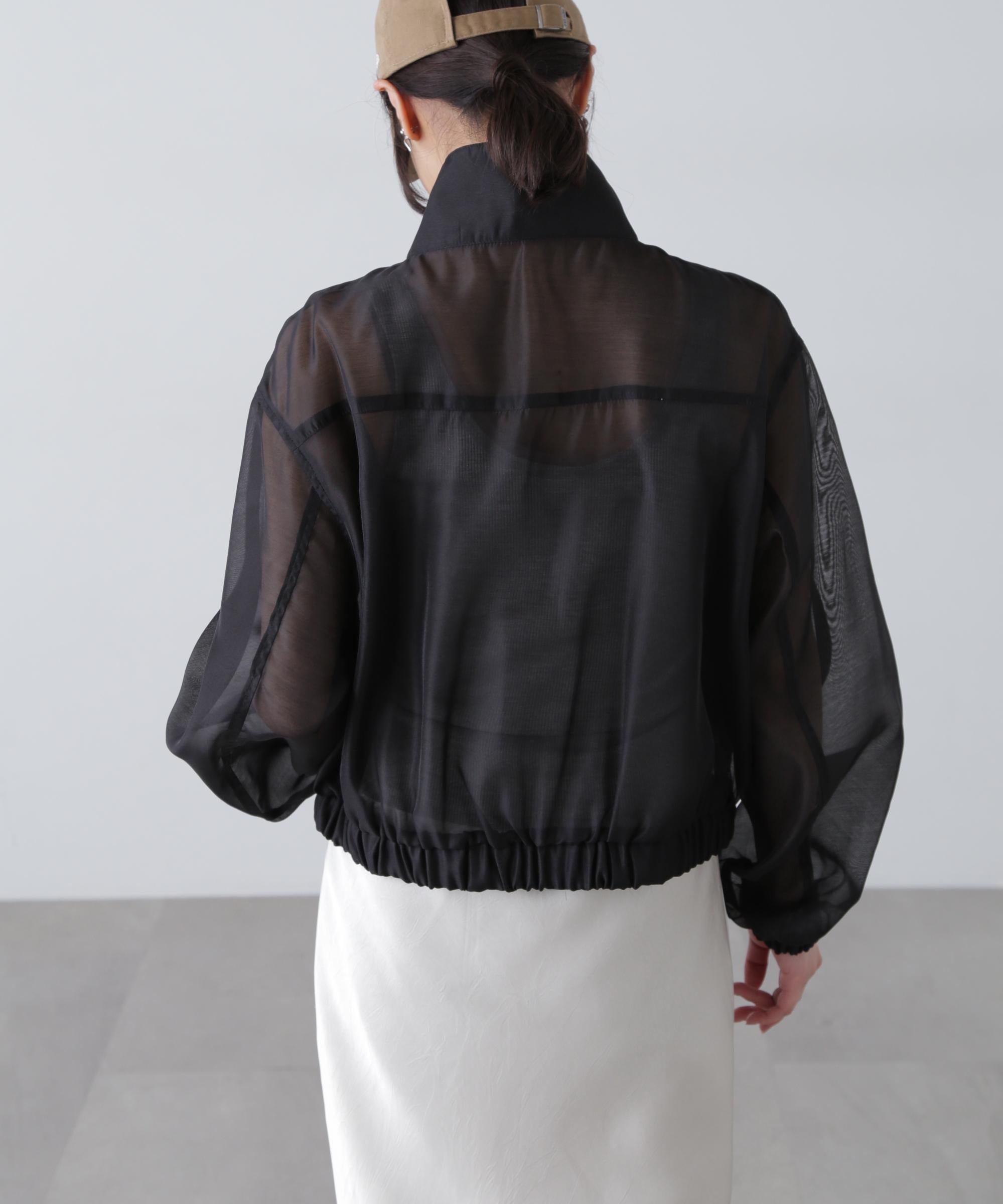 スタンドシアーブルゾン ブラック