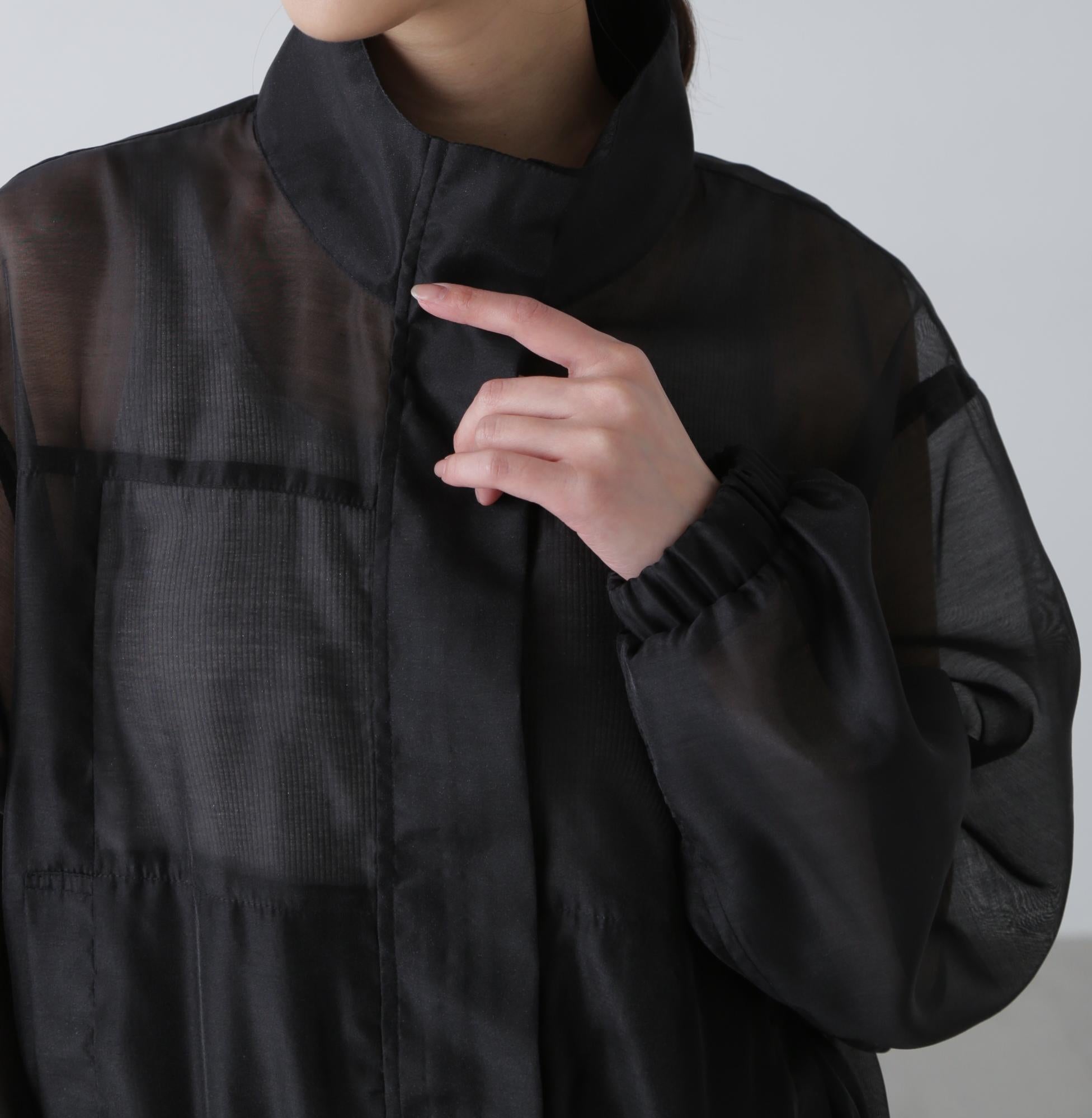 スタンドシアーブルゾン ブラック