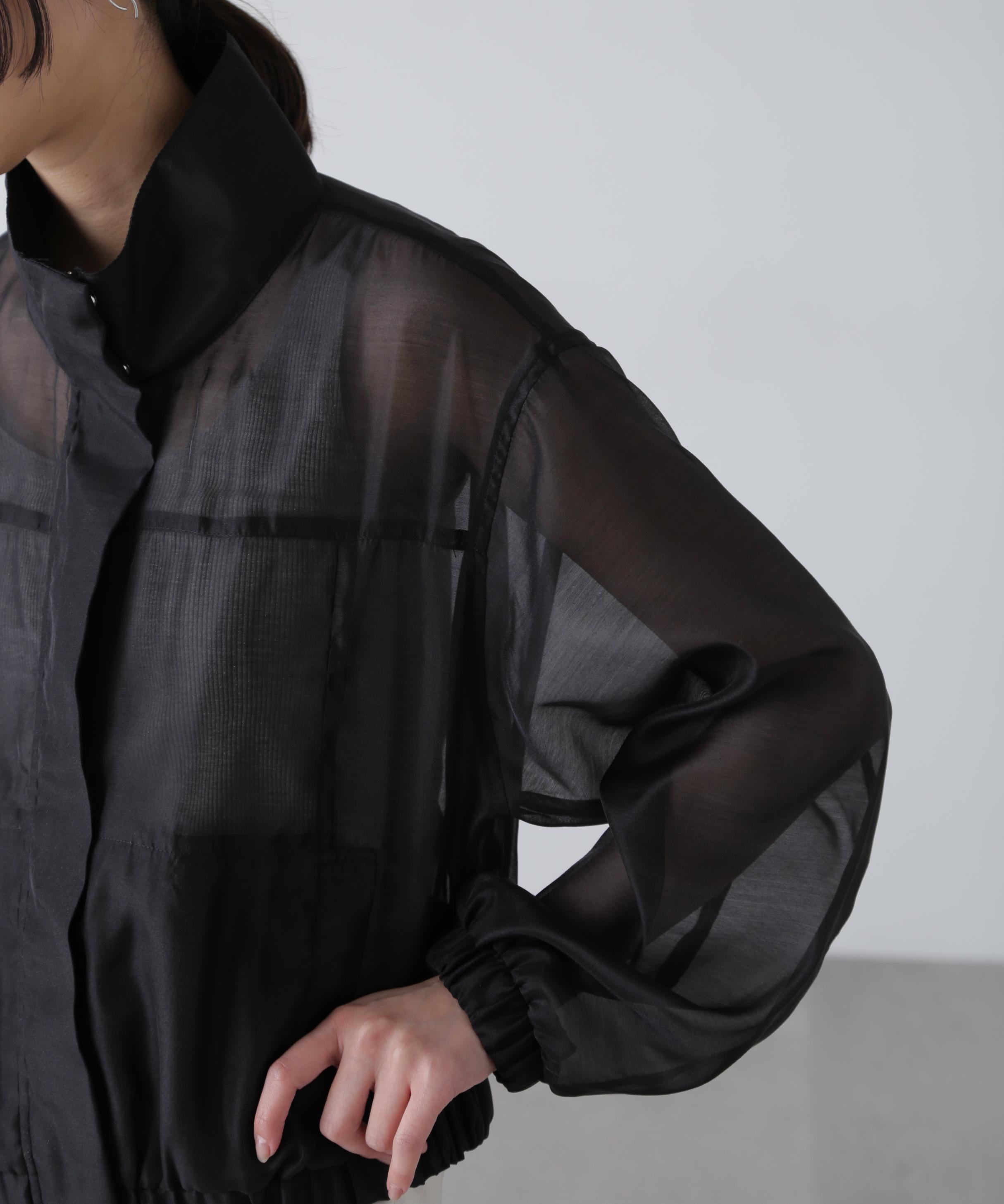 スタンドシアーブルゾン ブラック