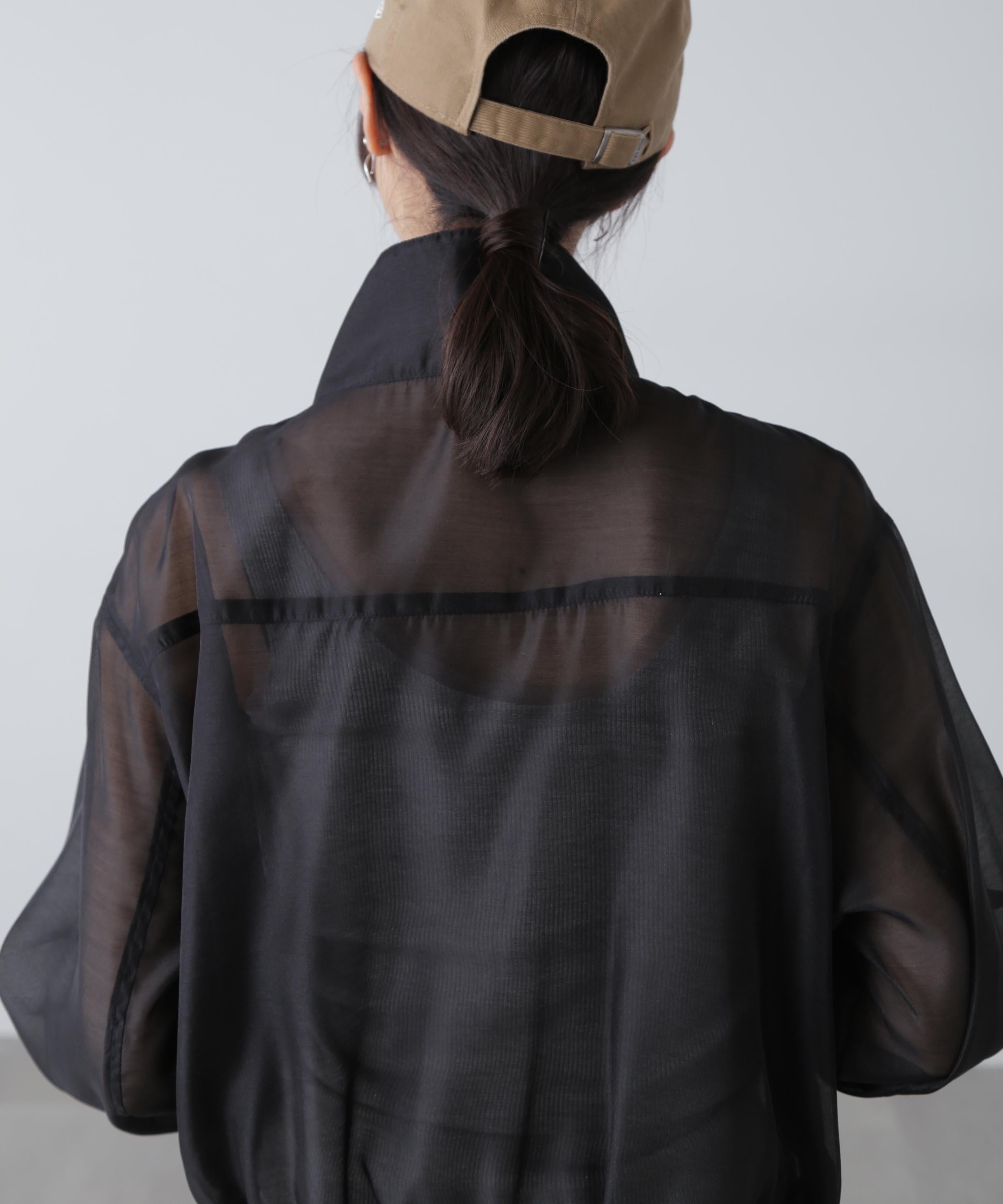 スタンドシアーブルゾン ブラック