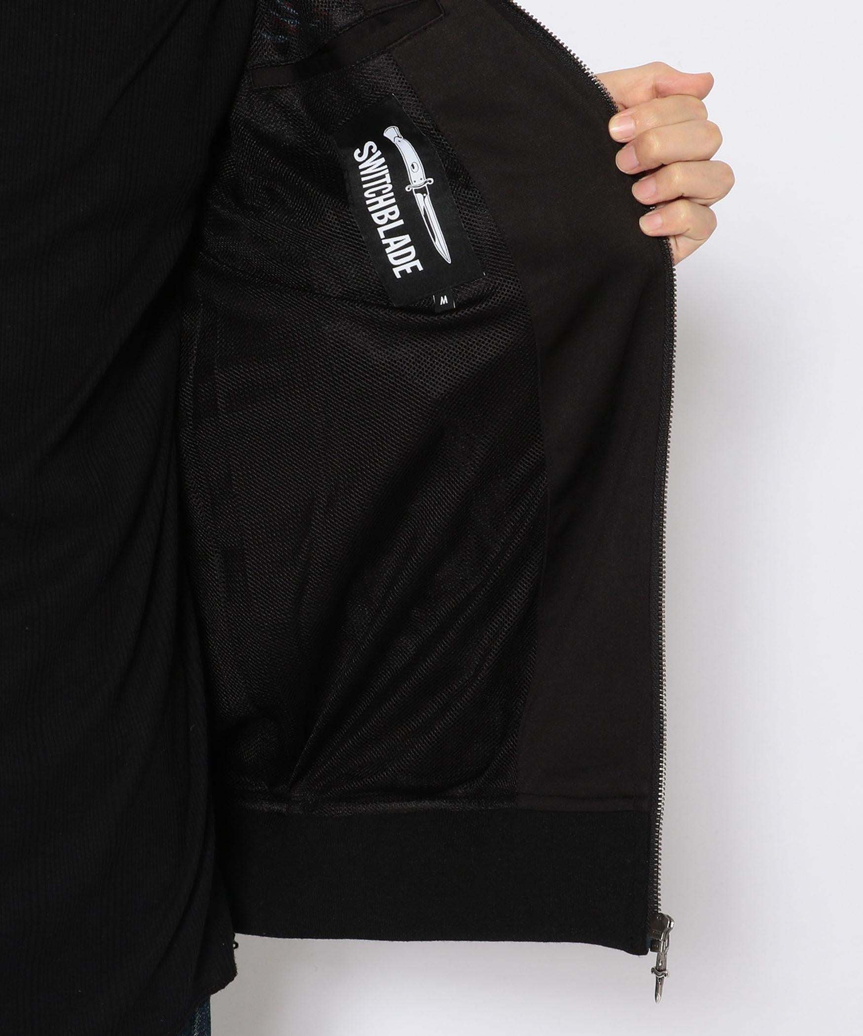 SWITCHBLADE/スイッチブレード/SACRED HEART BLOUSON ブラック