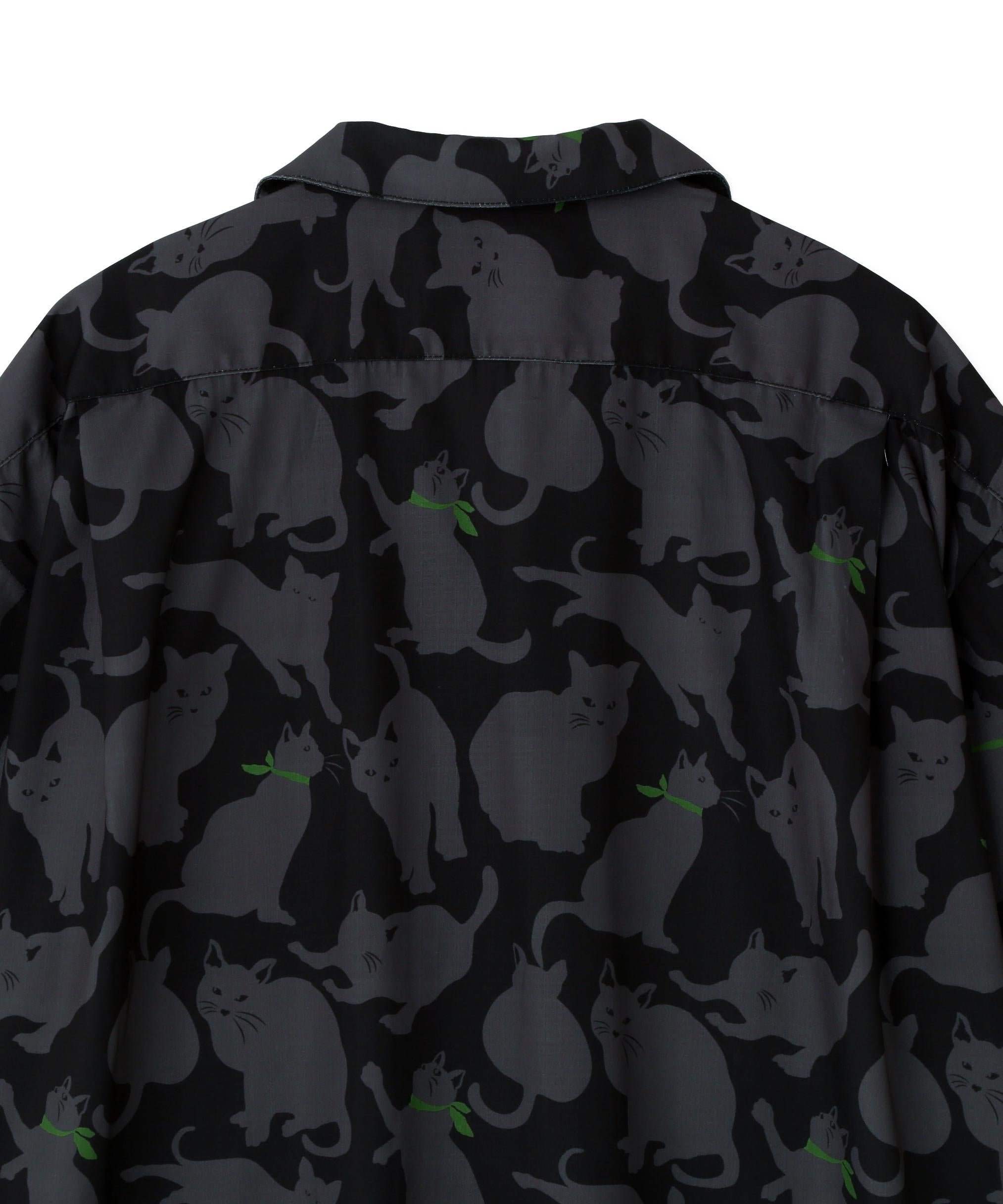 DankeSchon/ダンケシェーン/CAT S/S SHIRTS ブラック