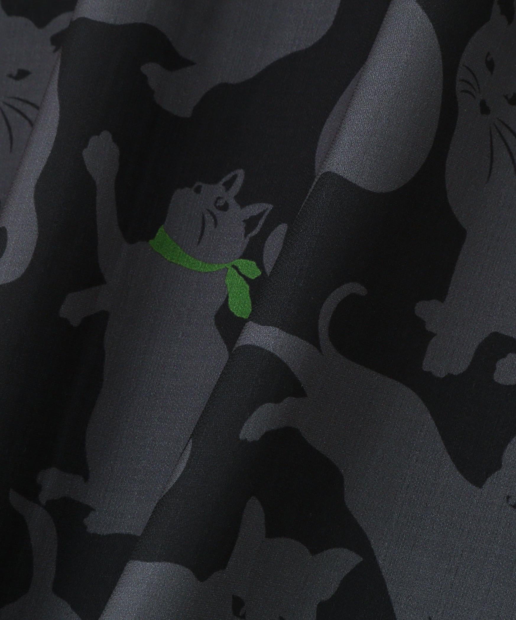 DankeSchon/ダンケシェーン/CAT S/S SHIRTS ブラック