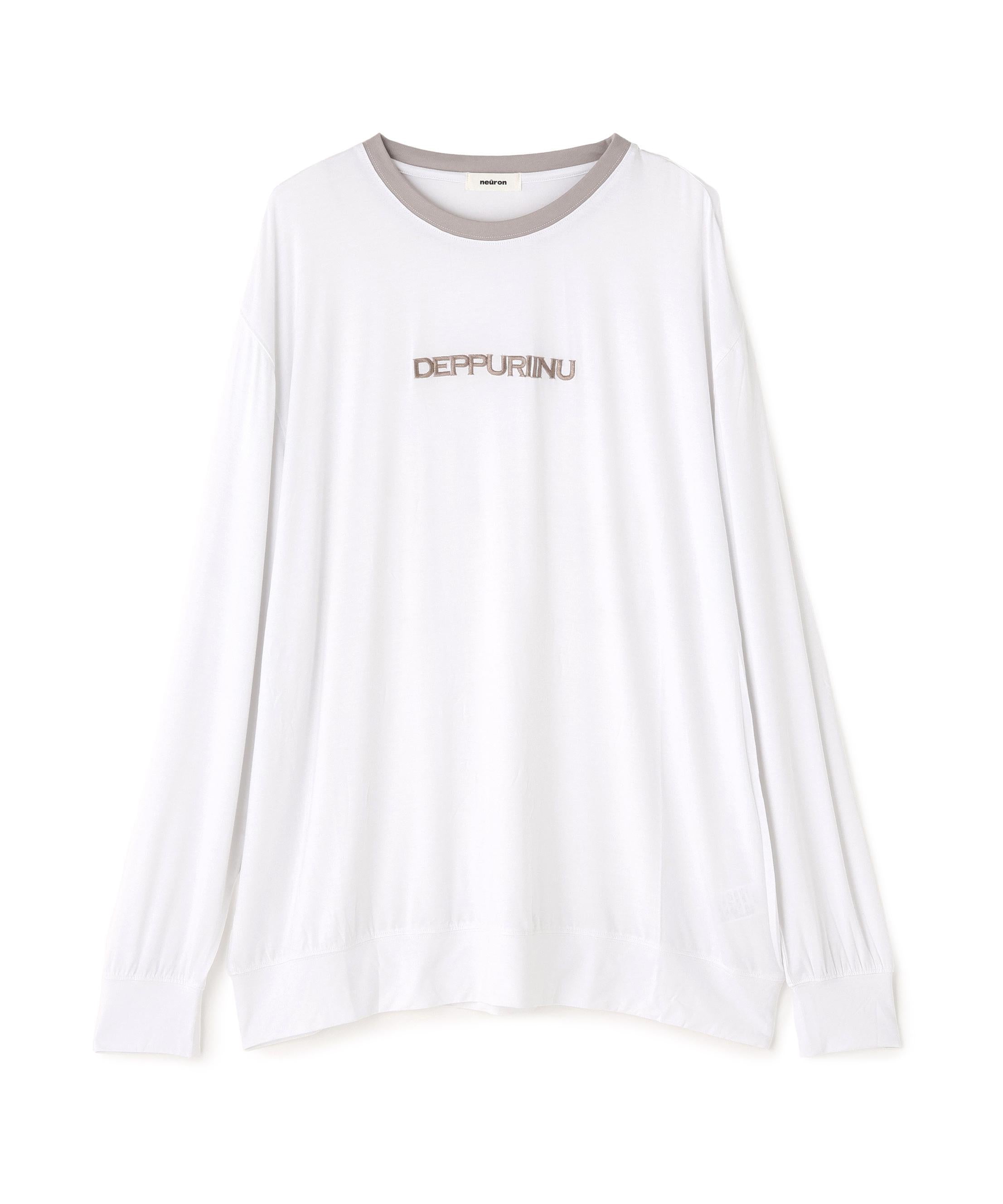 neuon/にゅうろん/DEPPU>IINU ロングTシャツ ホワイト
