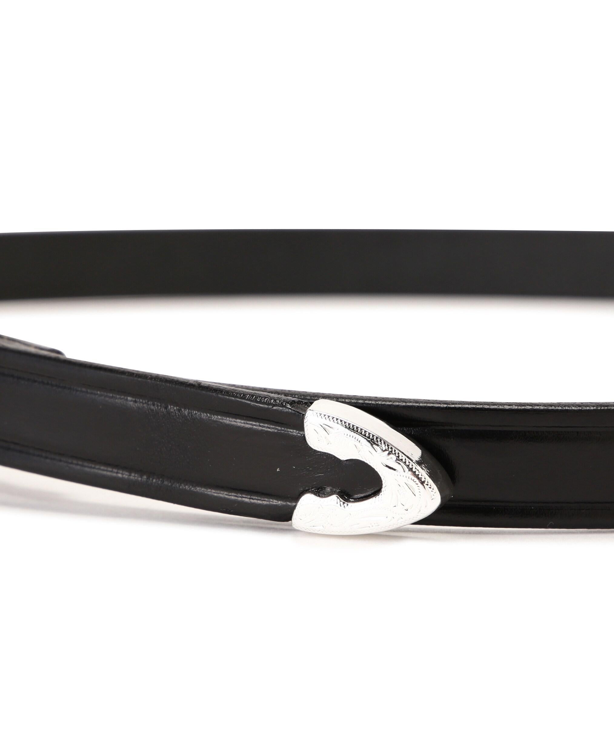 トリーレザー 3-Piece Silver Buckle Set Belt 30 Tory Leather Belt with Bits and Silver-Colored Three-Piece Buckle