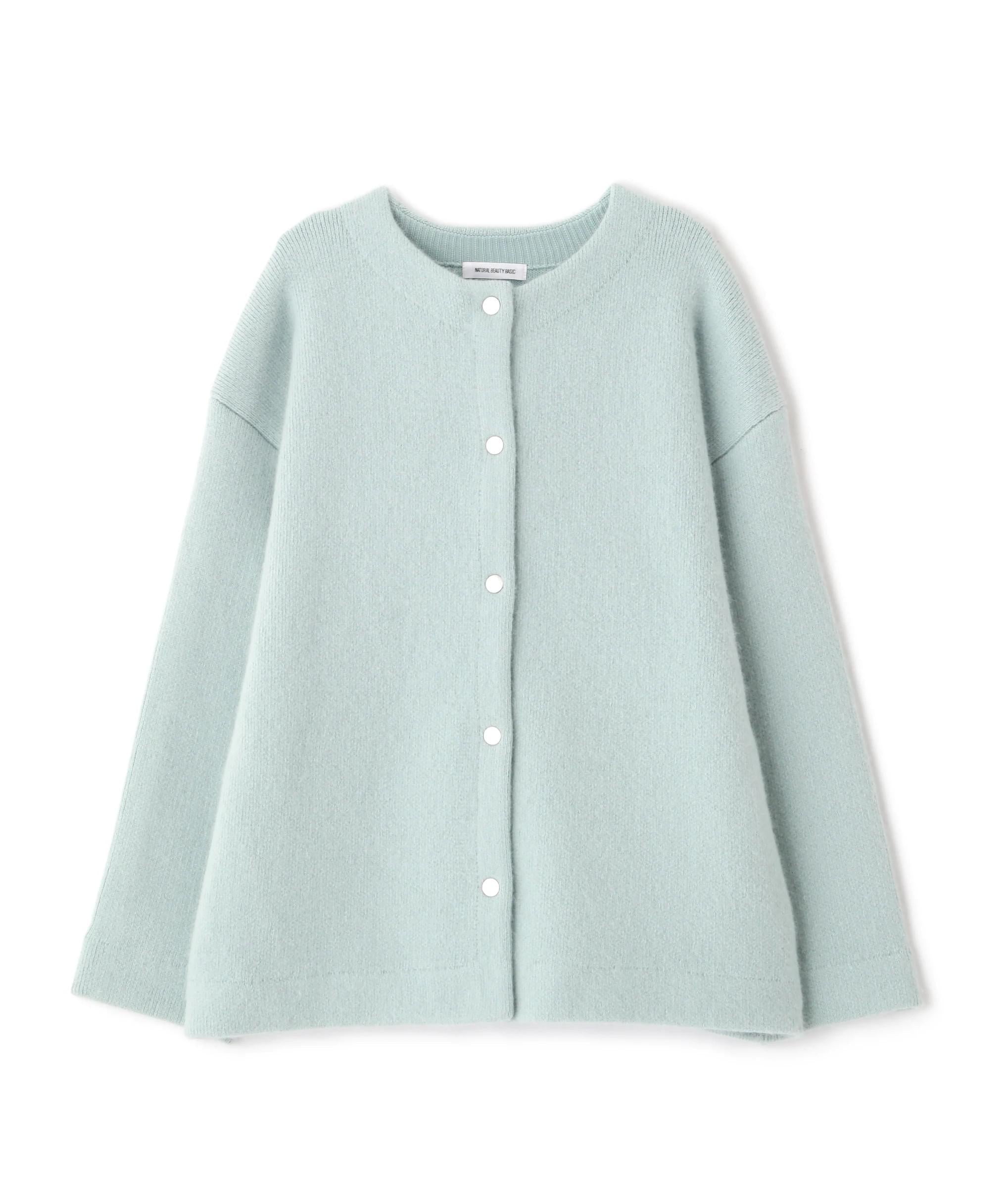 FOX接結コーディガン ペールグリーン