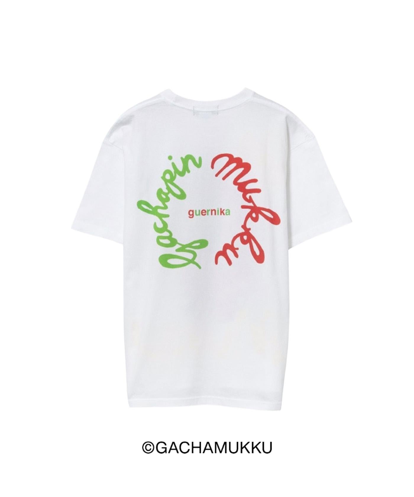 guernika/ゲルニカ/MUKKU Thumb Doll Spray T-Shirt ホワイト