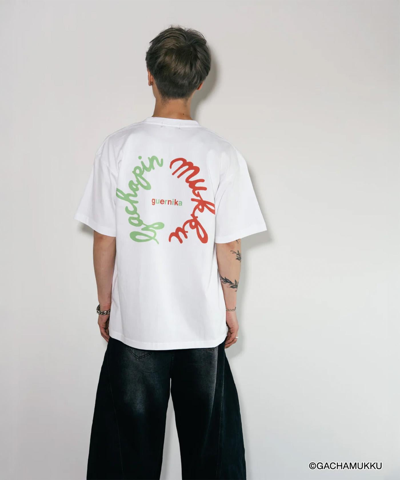guernika/ゲルニカ/MUKKU Thumb Doll Spray T-Shirt ホワイト