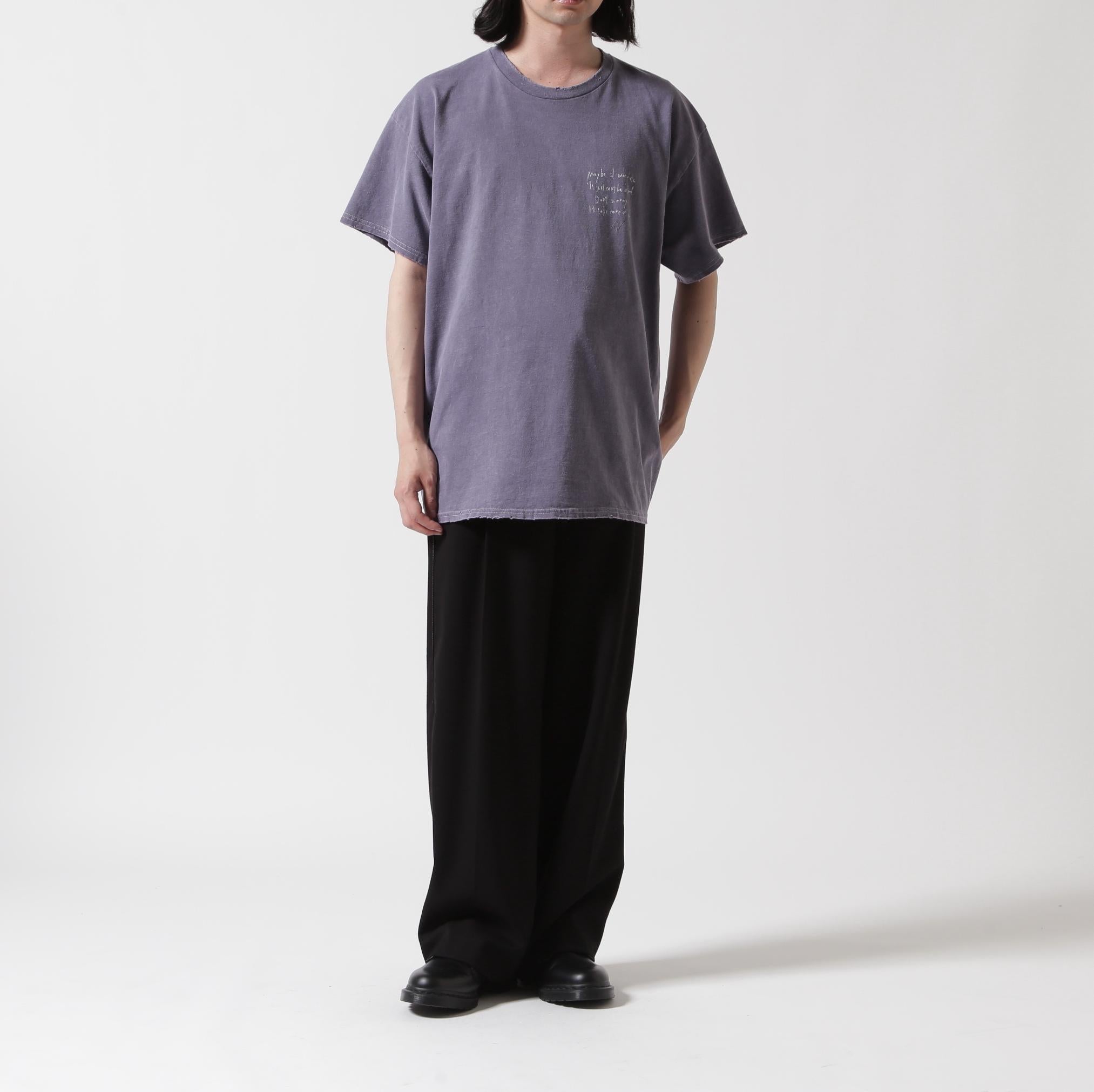 トップス ancellm MESSAGE L/S T-SHIRT(GRAY) ANCELLM/Anselm/MESSAGE T-SHIRT