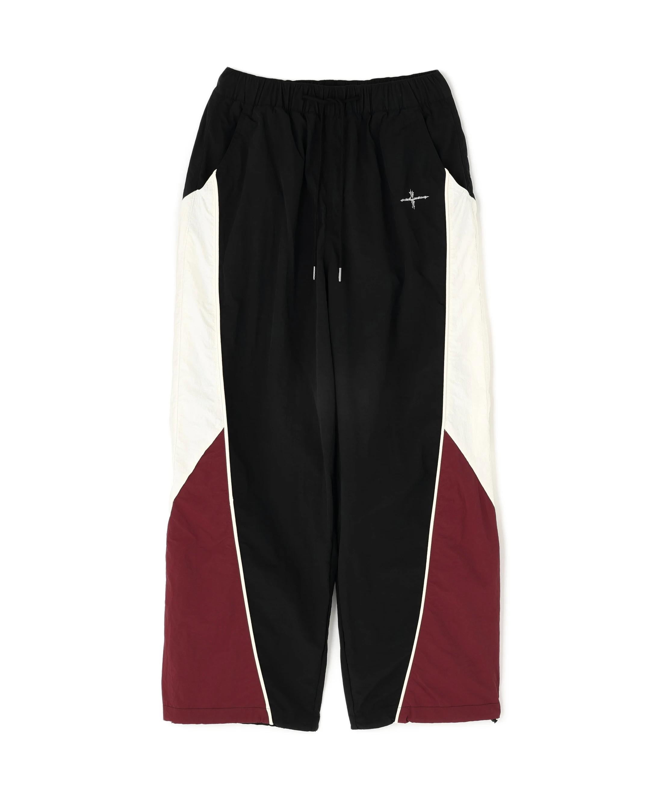 NOT4NE>D/ノットフォーナード/COLOU> RLOCK NYLON PANTS ブラック