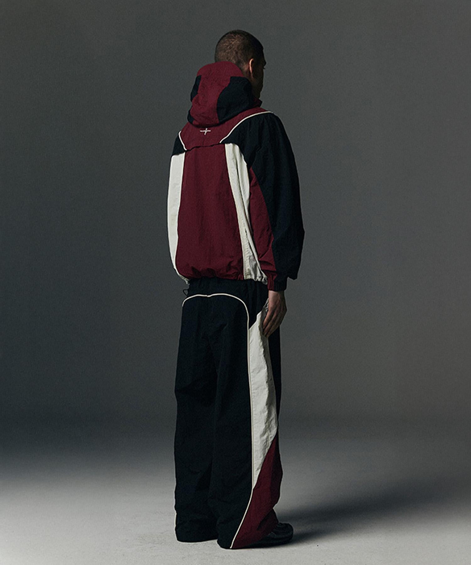 NOT4NE>D/ノットフォーナード/COLOU> RLOCK NYLON PANTS ブラック
