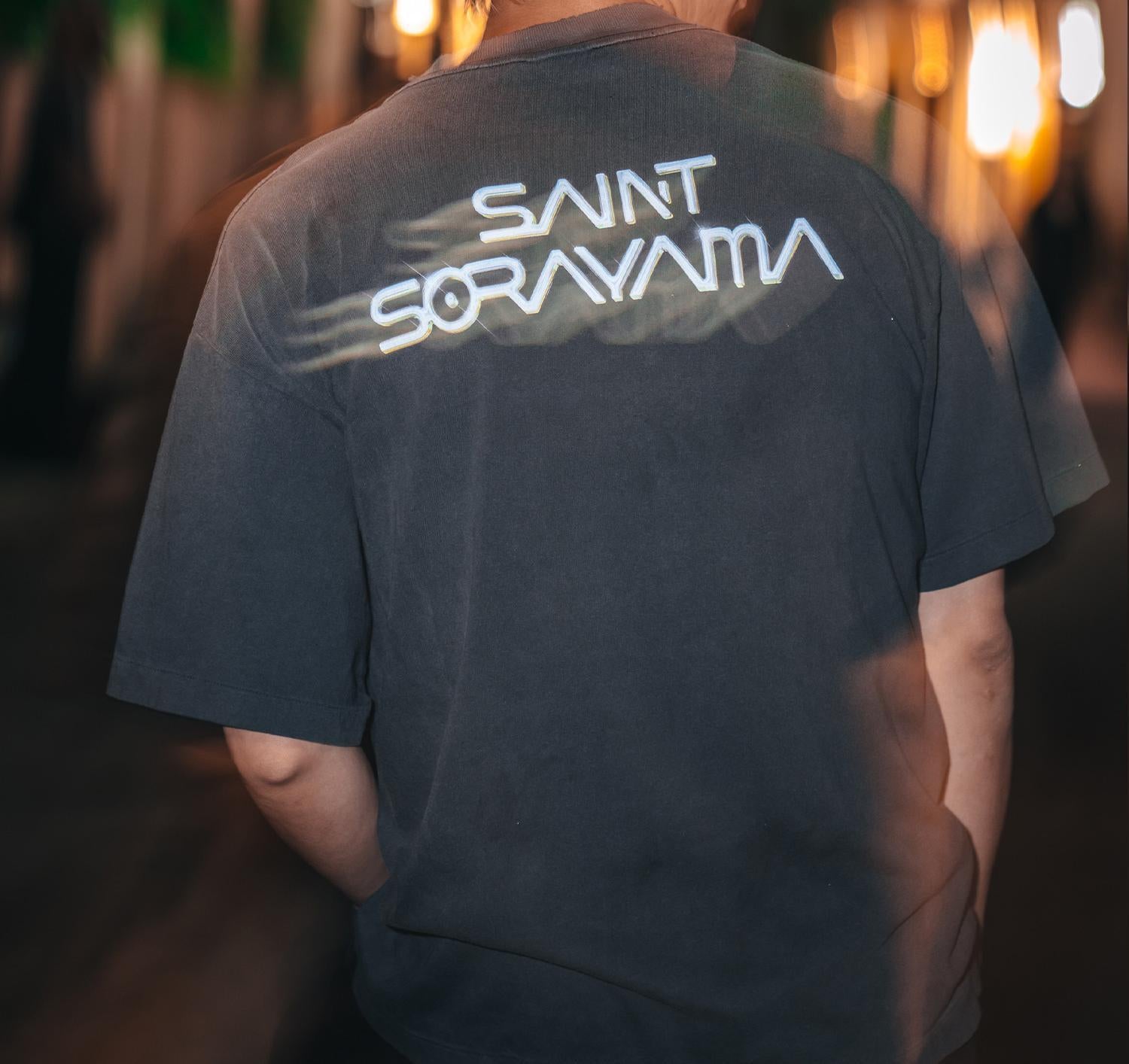 SAINT MICHAEL/セントマイケル/S>YM_SS TEE/MASK/RLACK ブラック