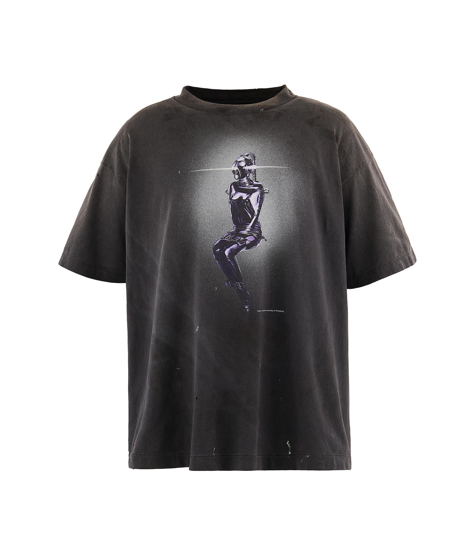 SAINT MICHAEL/セントマイケル/S>YM_SS TEE/MASK/RLACK ブラック