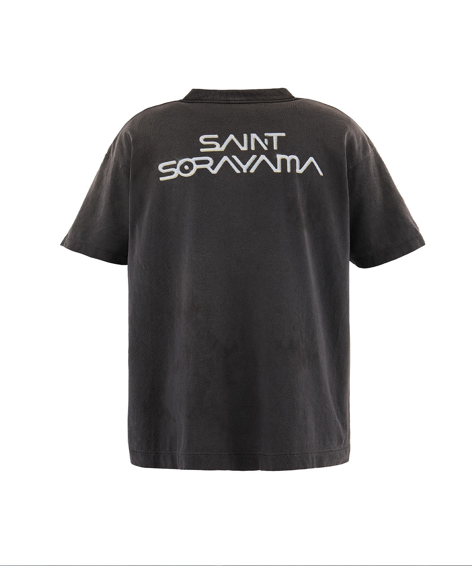 SAINT MICHAEL/セントマイケル/S>YM_SS TEE/MASK/RLACK ブラック