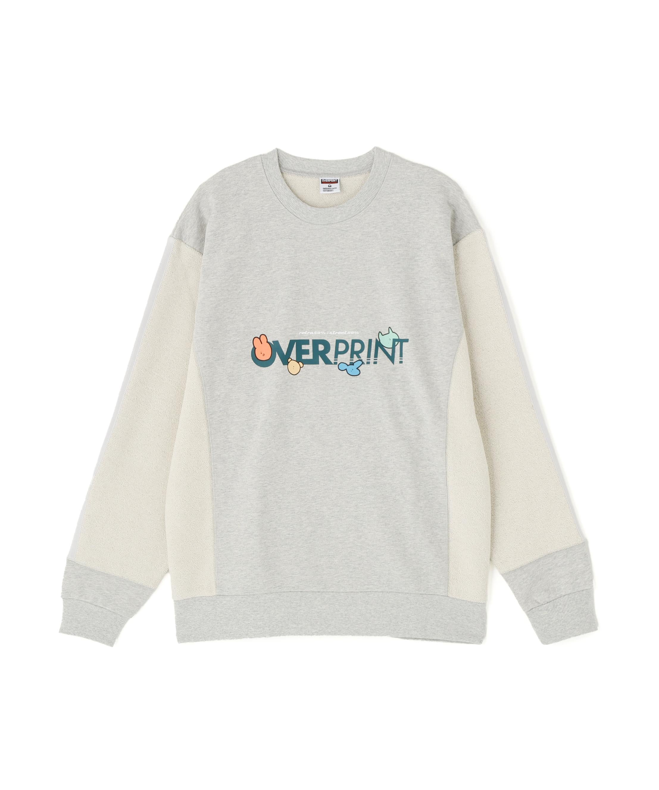 ovepint/オーバープリント/NAENANO RACK PILE SWEATSHI>TS 1 グレー