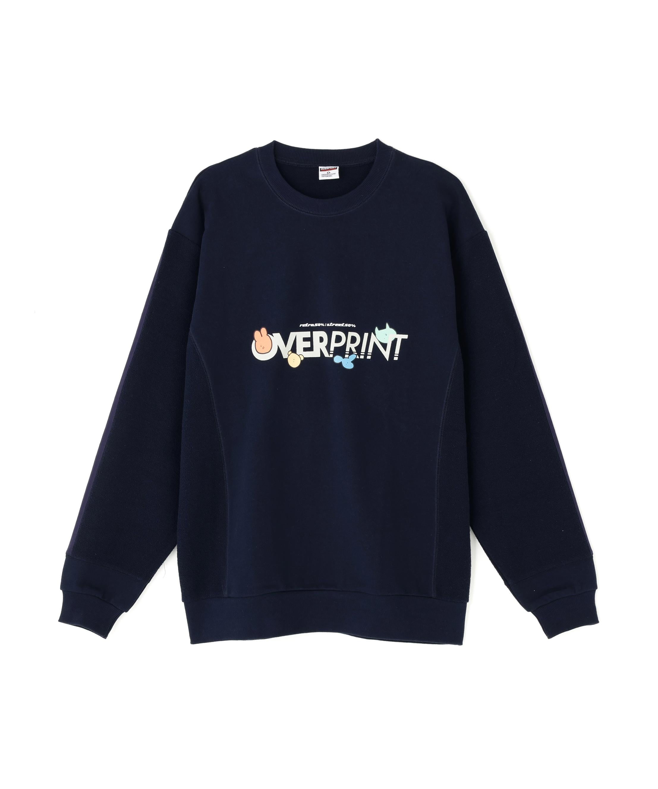 ovepint/オーバープリント/NAENANO RACK PILE SWEATSHI>TS 1 ネイビー