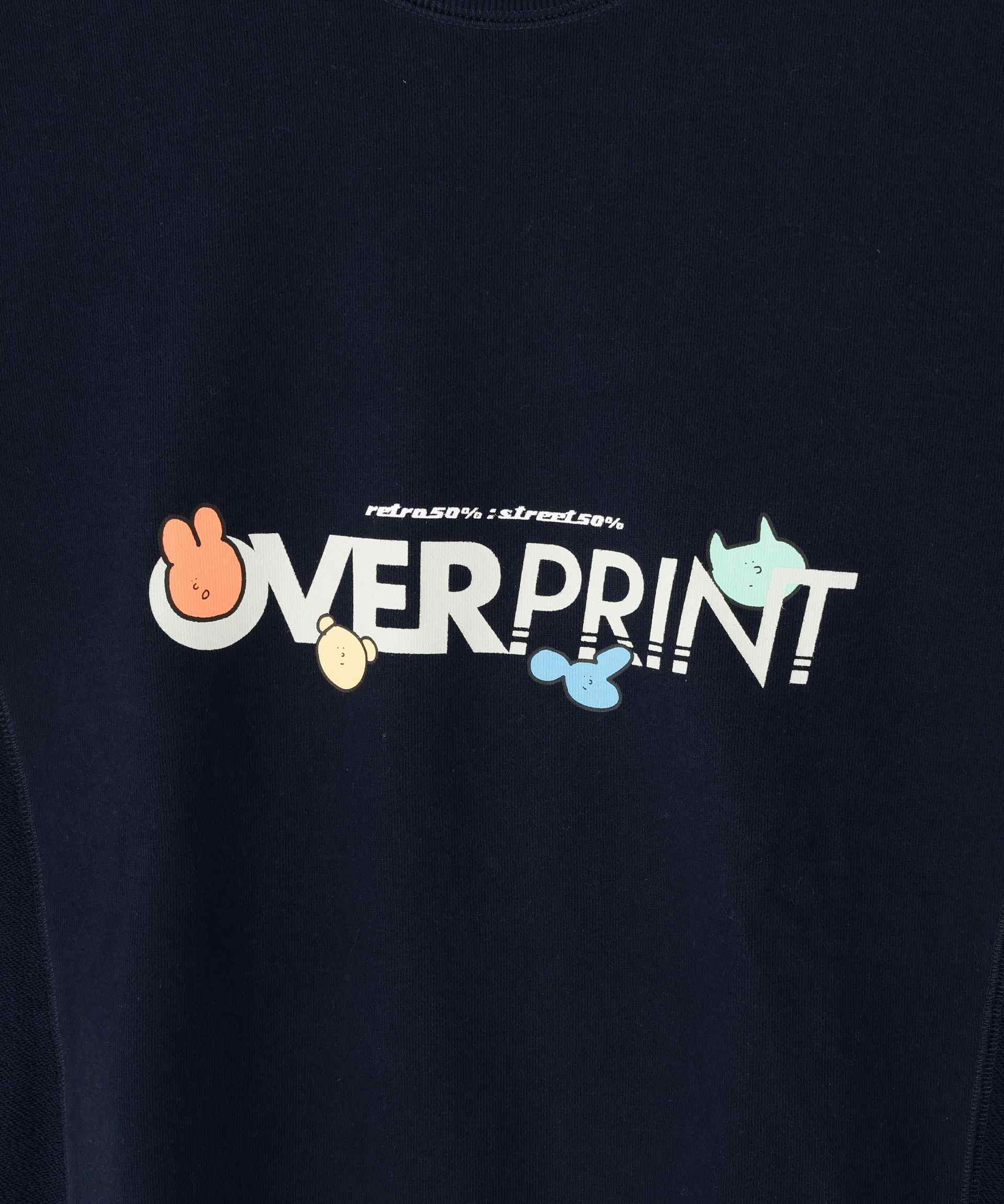 ovepint/オーバープリント/NAENANO RACK PILE SWEATSHI>TS 1 ネイビー