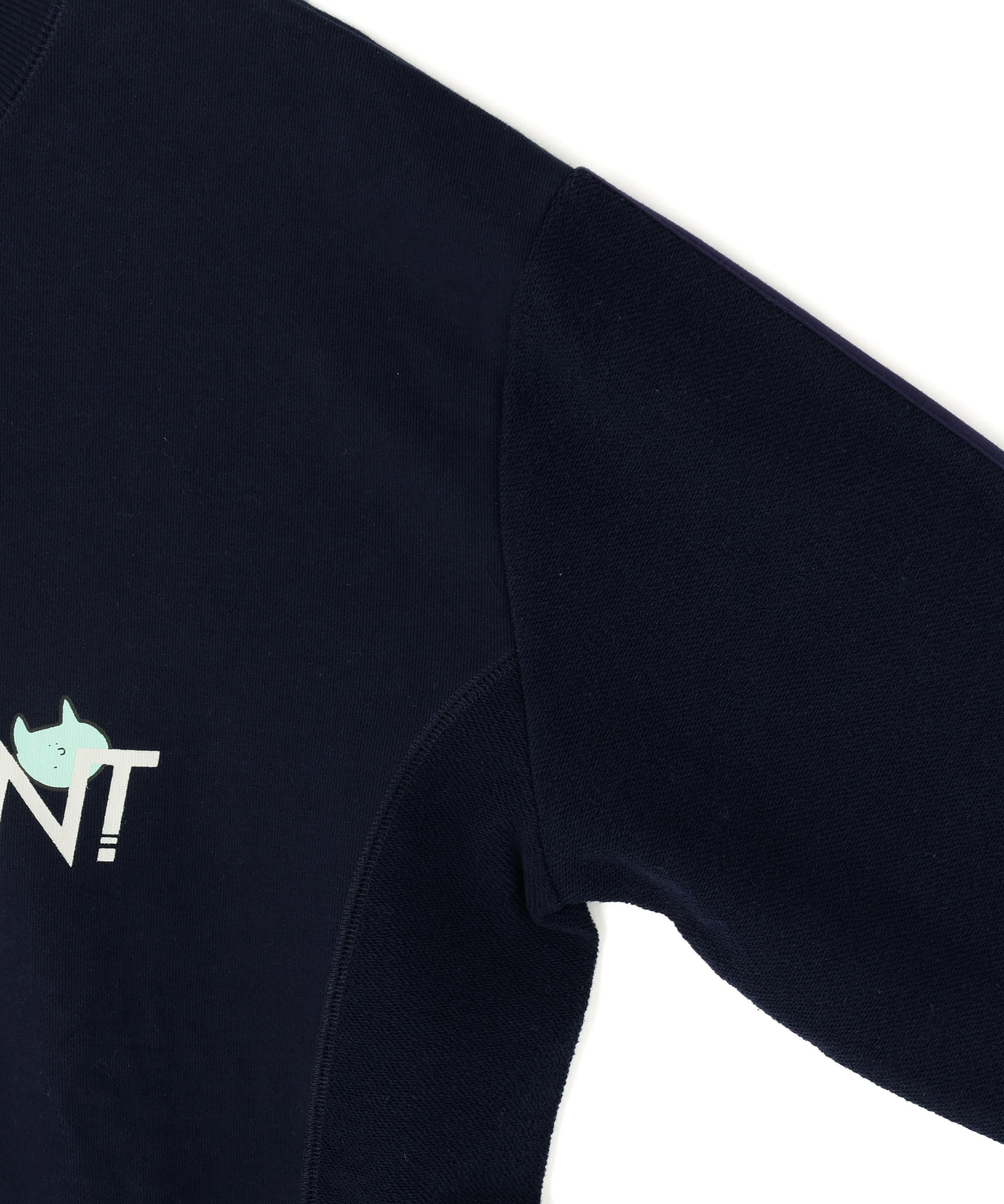 ovepint/オーバープリント/NAENANO RACK PILE SWEATSHI>TS 1 ネイビー