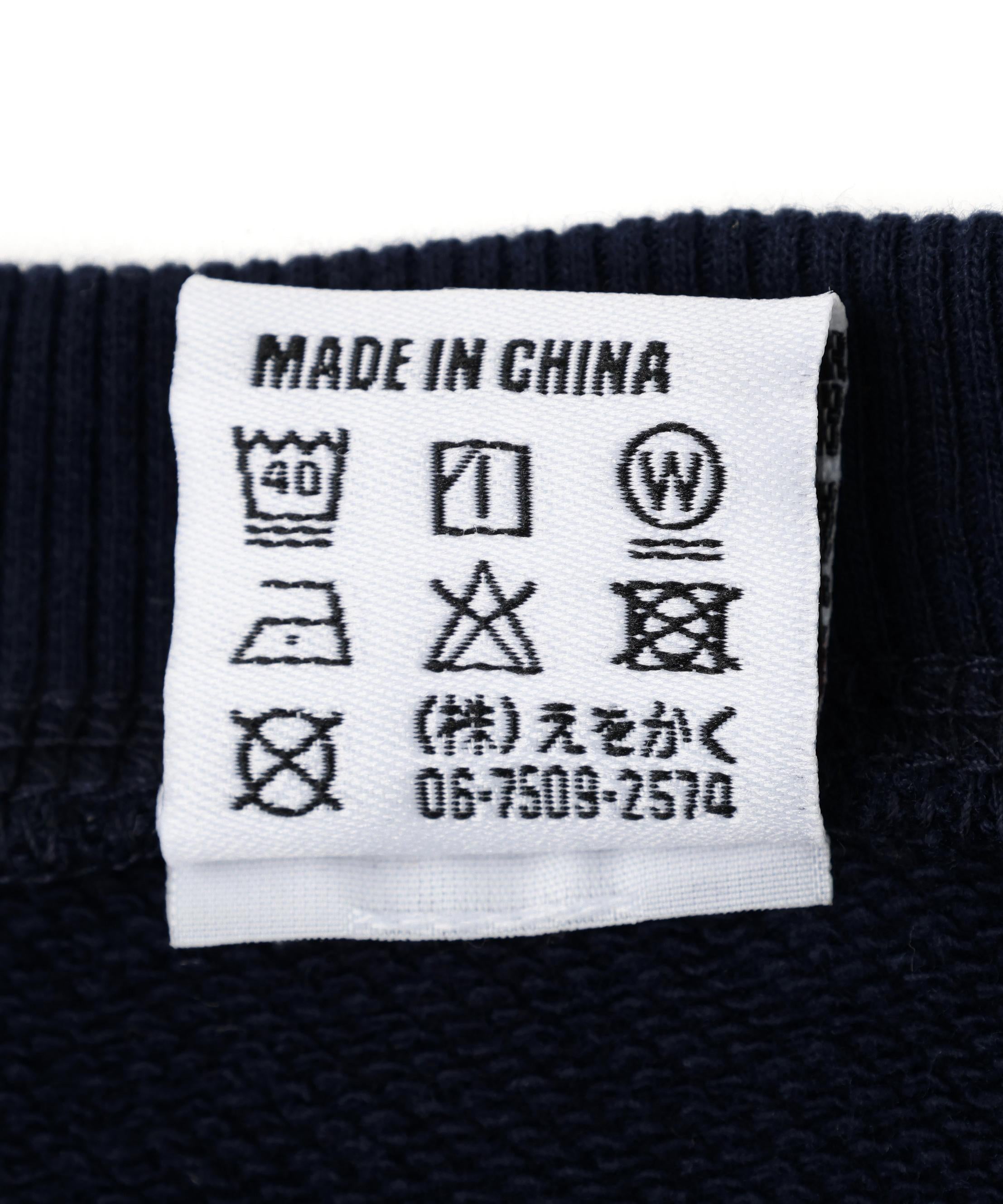 ovepint/オーバープリント/NAENANO RACK PILE SWEATSHI>TS 1 ネイビー